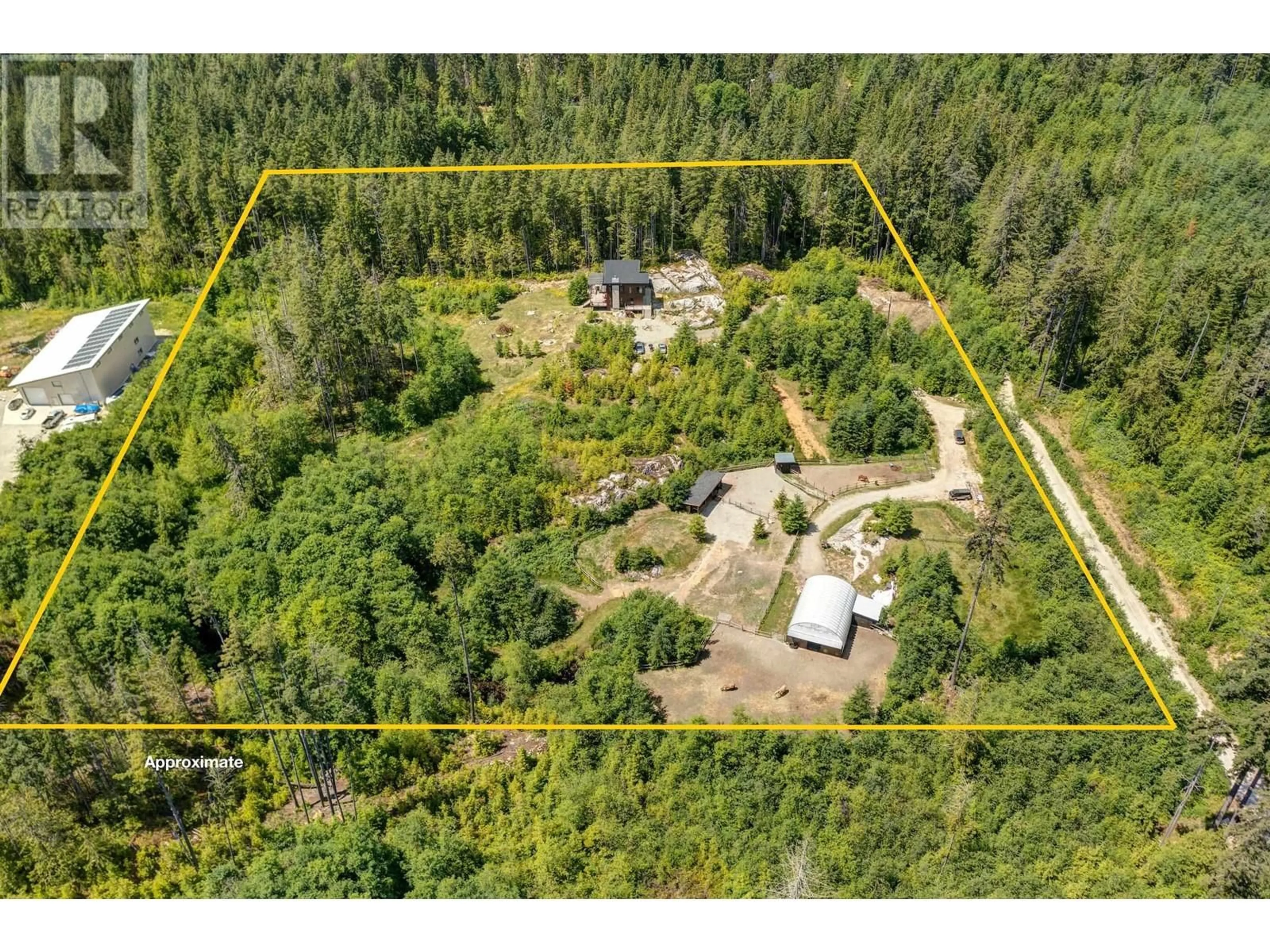 A pic from outside/outdoor area/front of a property/back of a property/a pic from drone, forest/trees view for 3163 CRYSTAL ROAD, Roberts Creek British Columbia V0N2W1