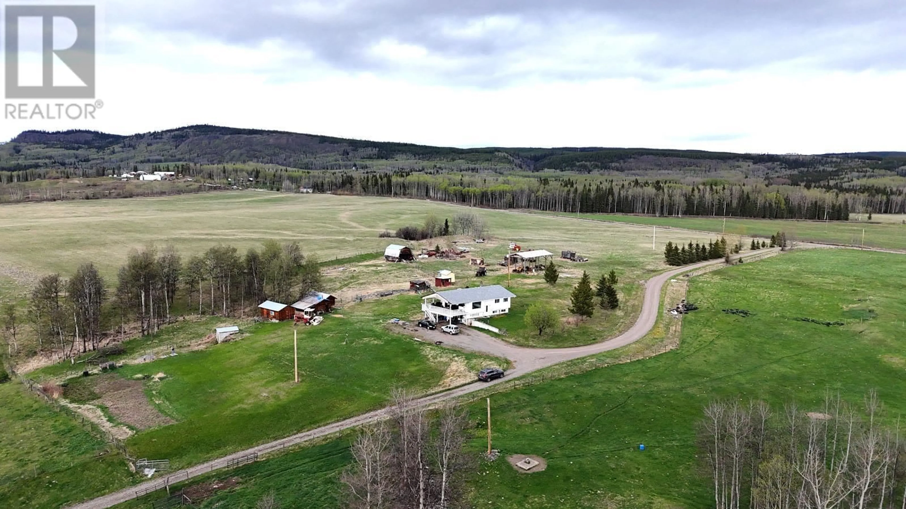 A pic from outside/outdoor area/front of a property/back of a property/a pic from drone, mountain view for 14187 PALLING ROAD, Burns Lake British Columbia V0J1E1