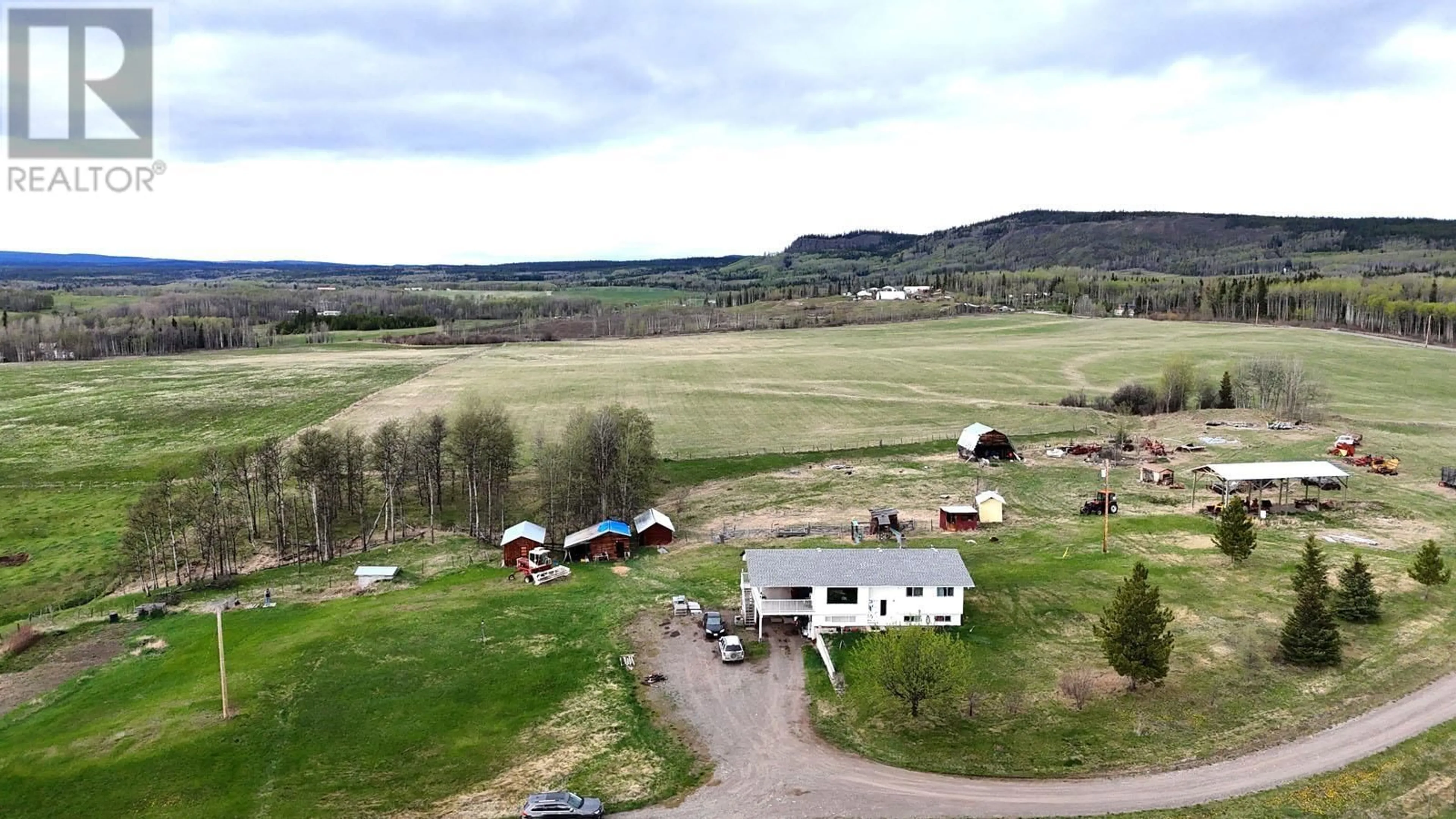 A pic from outside/outdoor area/front of a property/back of a property/a pic from drone, mountain view for 14187 PALLING ROAD, Burns Lake British Columbia V0J1E1