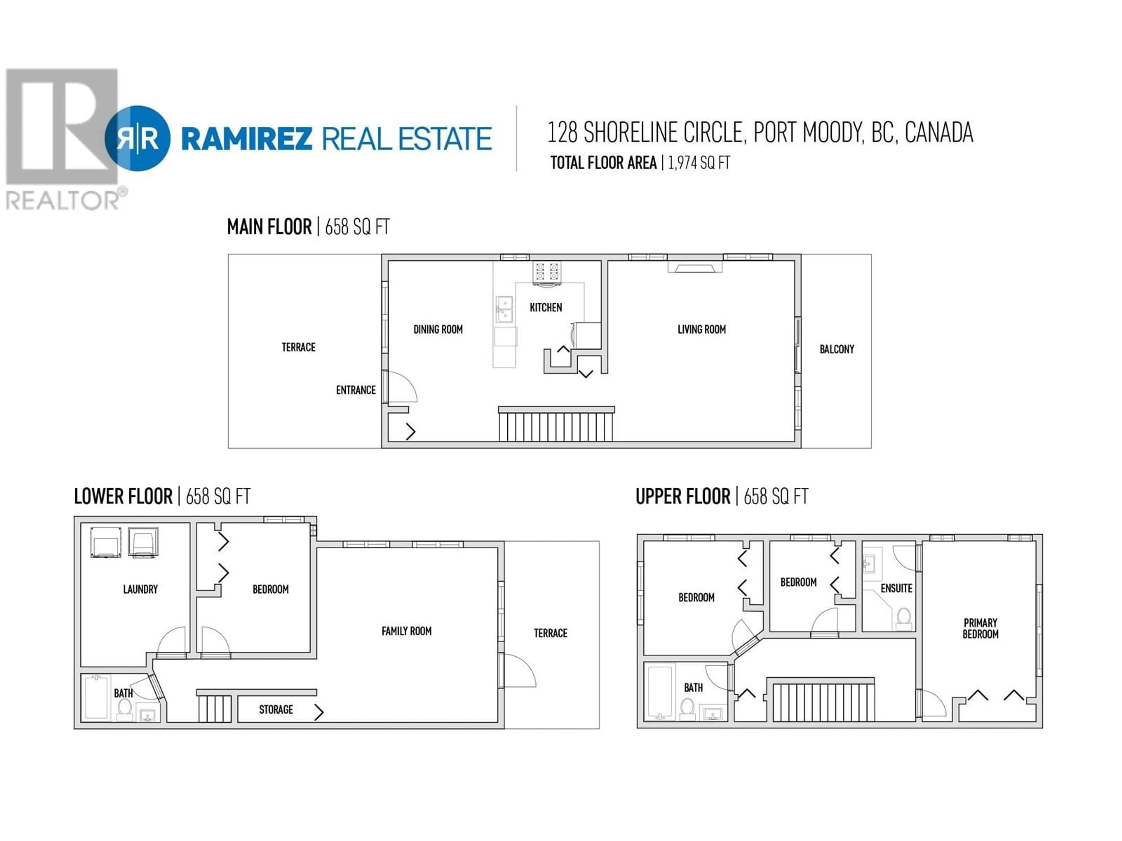 Floor plan for 128 SHORELINE CIRCLE, Port Moody British Columbia V3H5B3