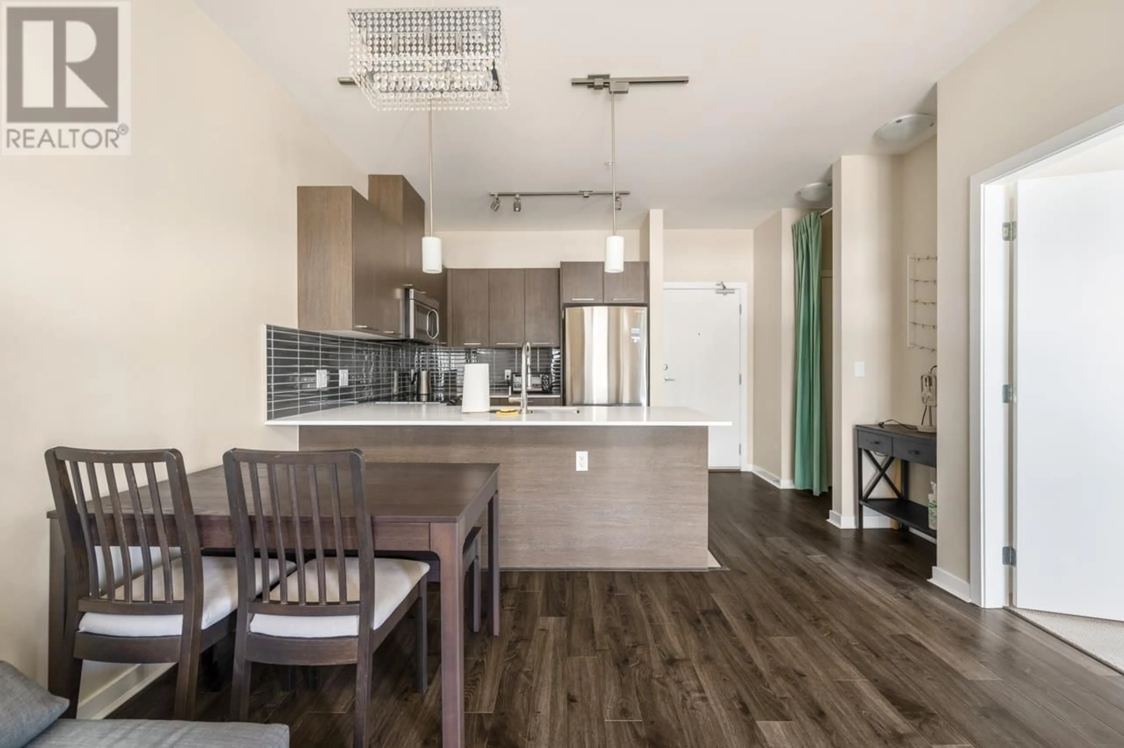 Open concept kitchen, wood/laminate floor for PH7 - 5248 GRIMMER STREET, Burnaby British Columbia V5H0E1