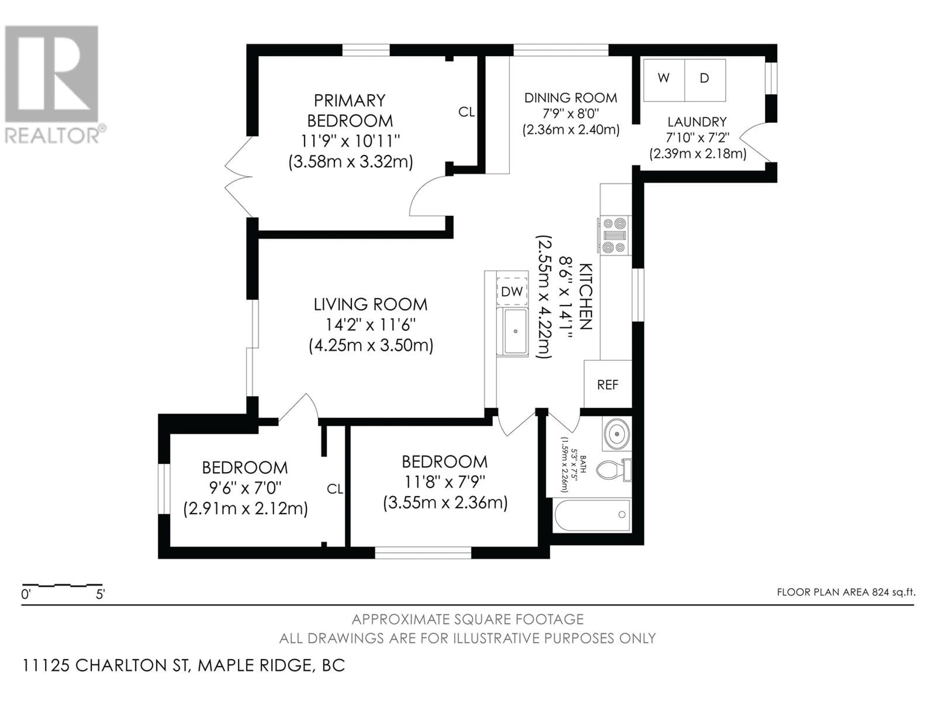 Floor plan for 11125 CHARLTON STREET, Maple Ridge British Columbia V2X1N5
