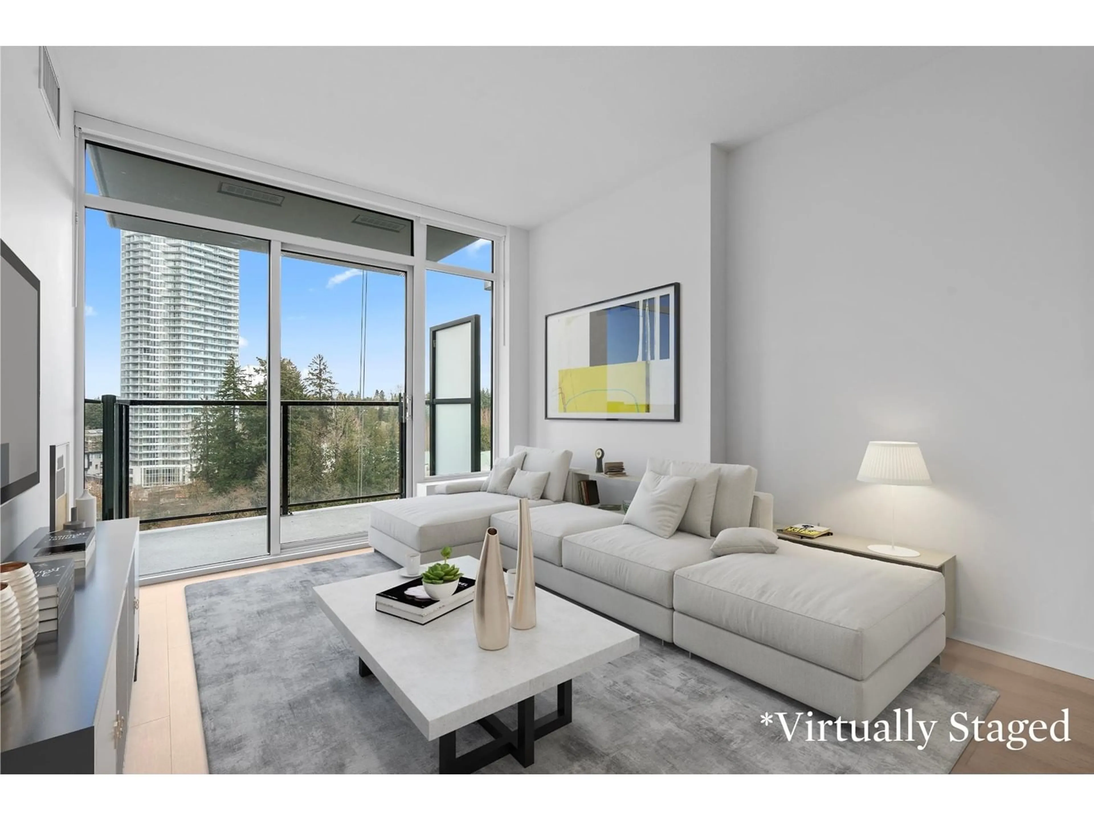 Living room with furniture, unknown for 1005 - 13725 GEORGE JUNCTION, Surrey British Columbia V3T0V7