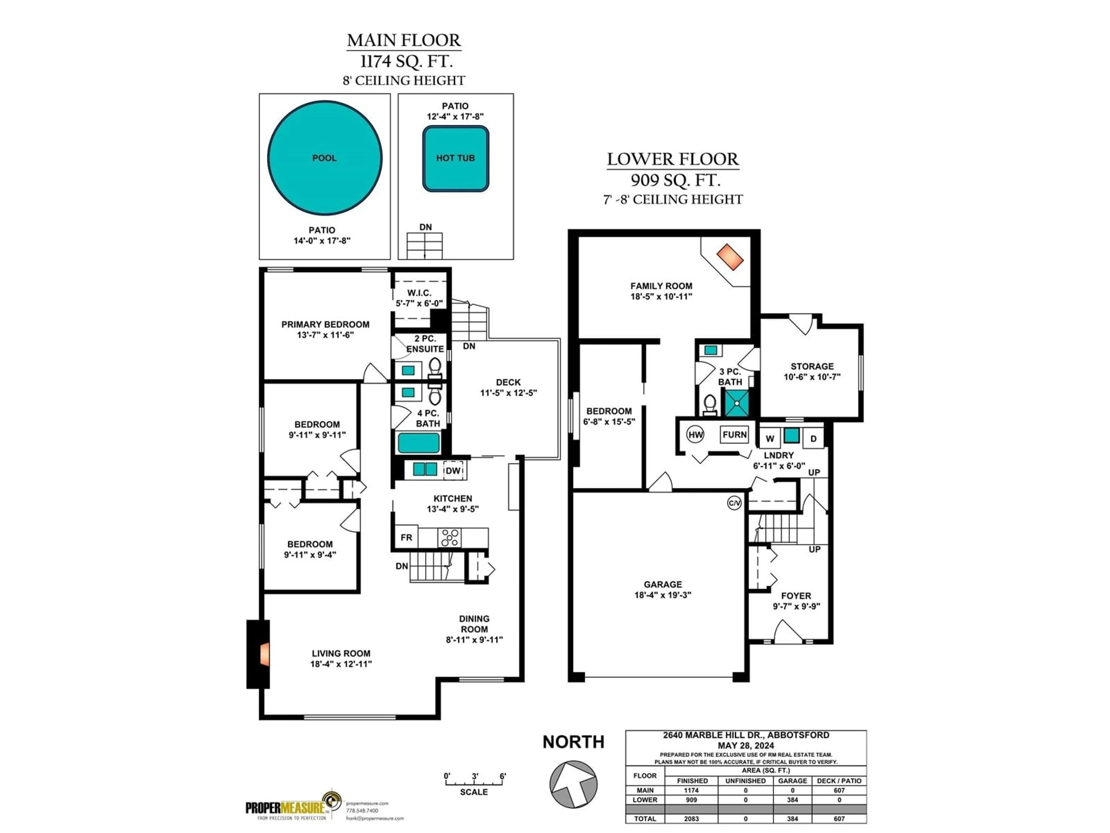 Floor plan for 2640 MARBLE HILL, Abbotsford British Columbia V3G1C3