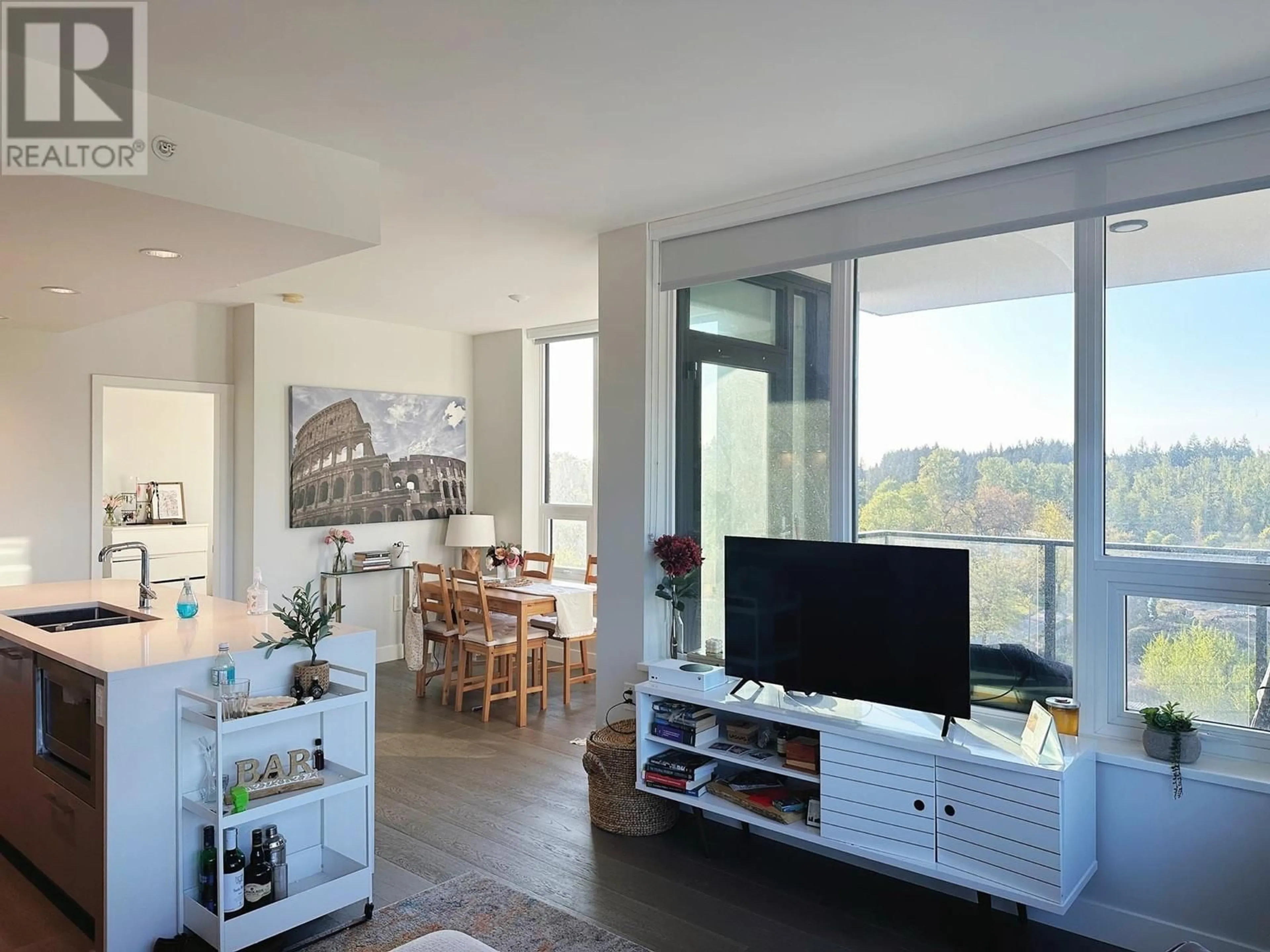 Living room with furniture, unknown for 908 - 5410 SHORTCUT ROAD, Vancouver British Columbia V6T0C8