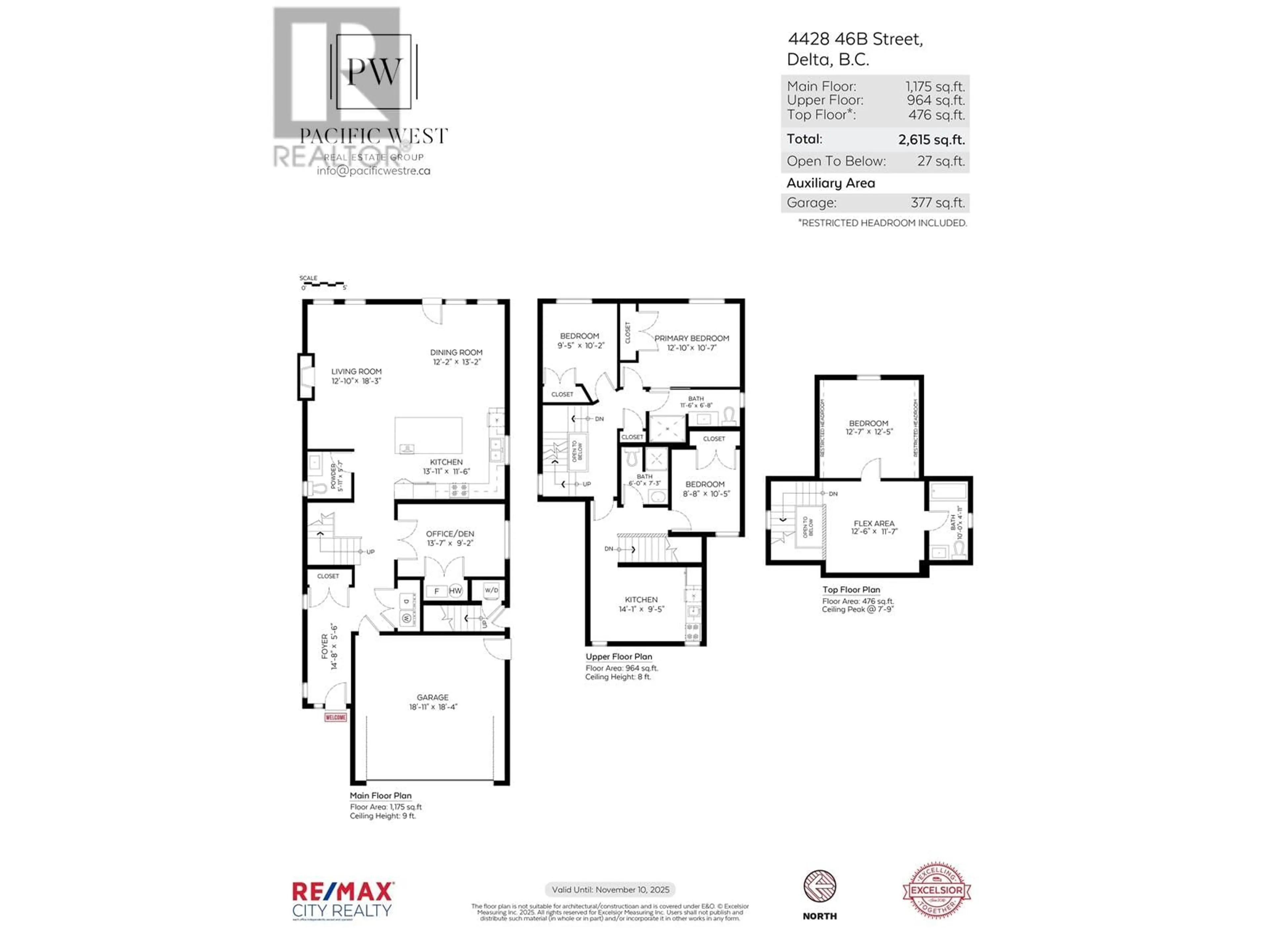 Floor plan for 4428 46B STREET, Delta British Columbia V4K2M9