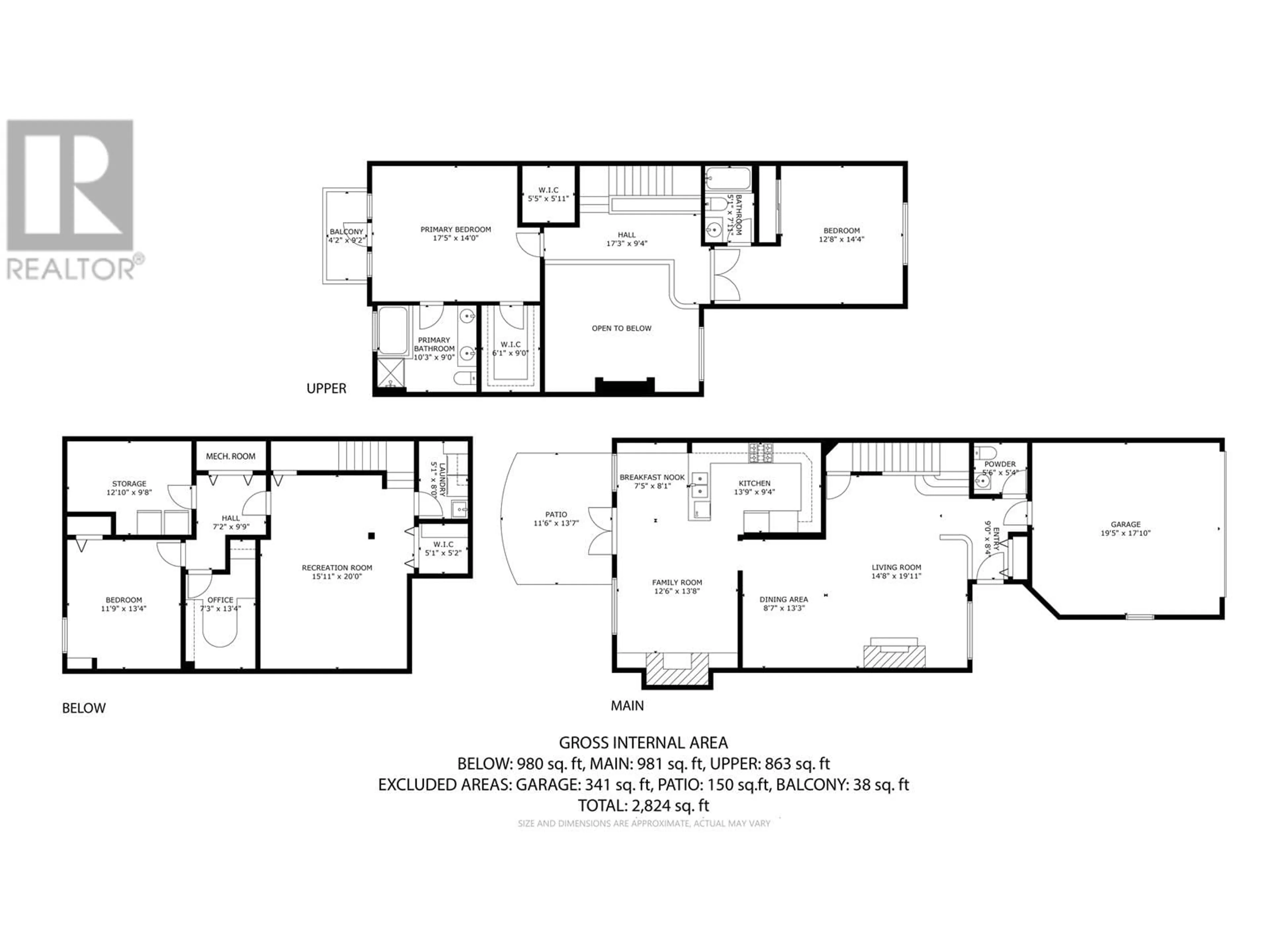 Floor plan for 14 - 5650 HAMPTON PLACE, Vancouver British Columbia V6T2G5