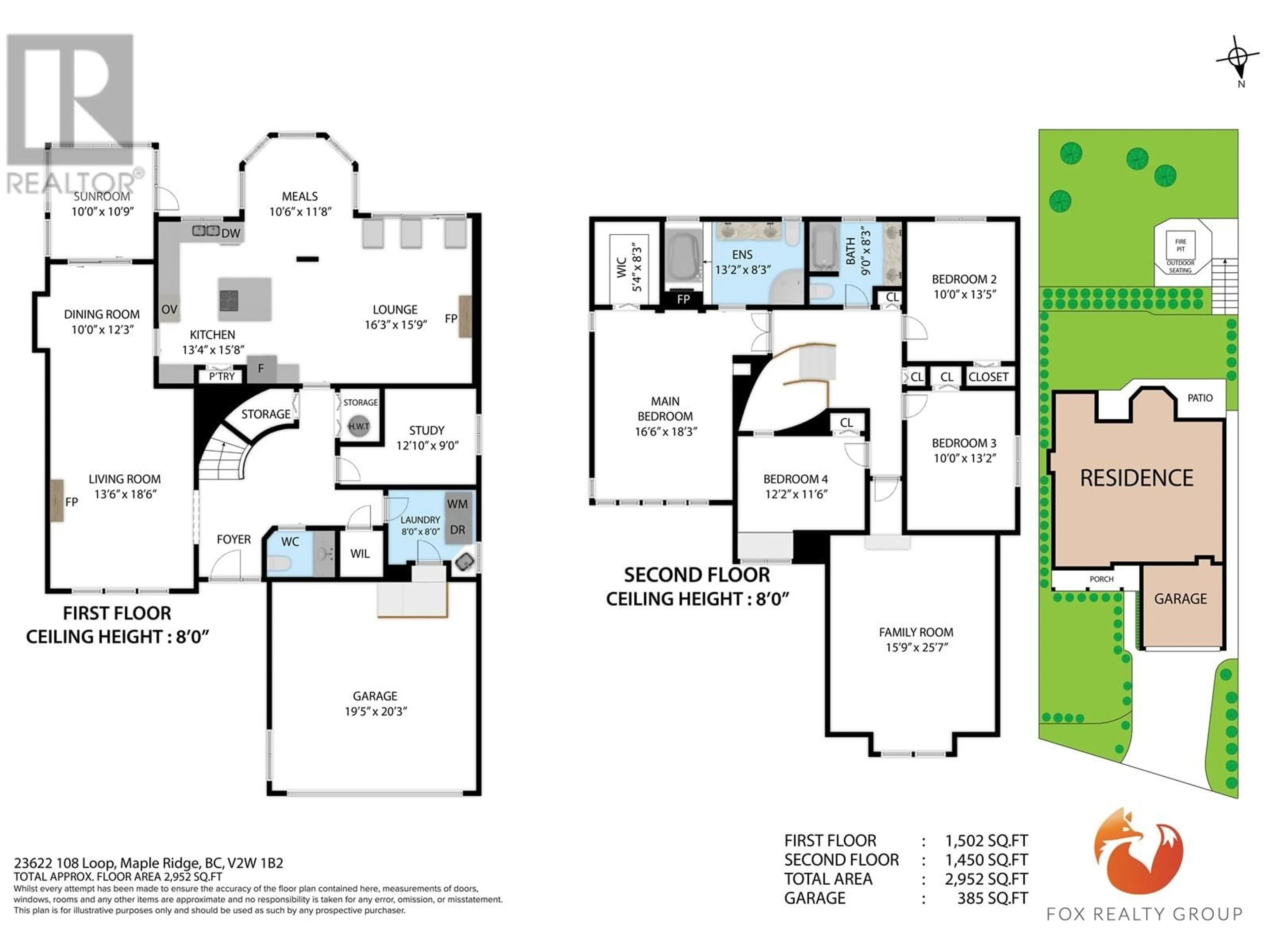 Floor plan for 23622 108 LOOP, Maple Ridge British Columbia V2W1B2