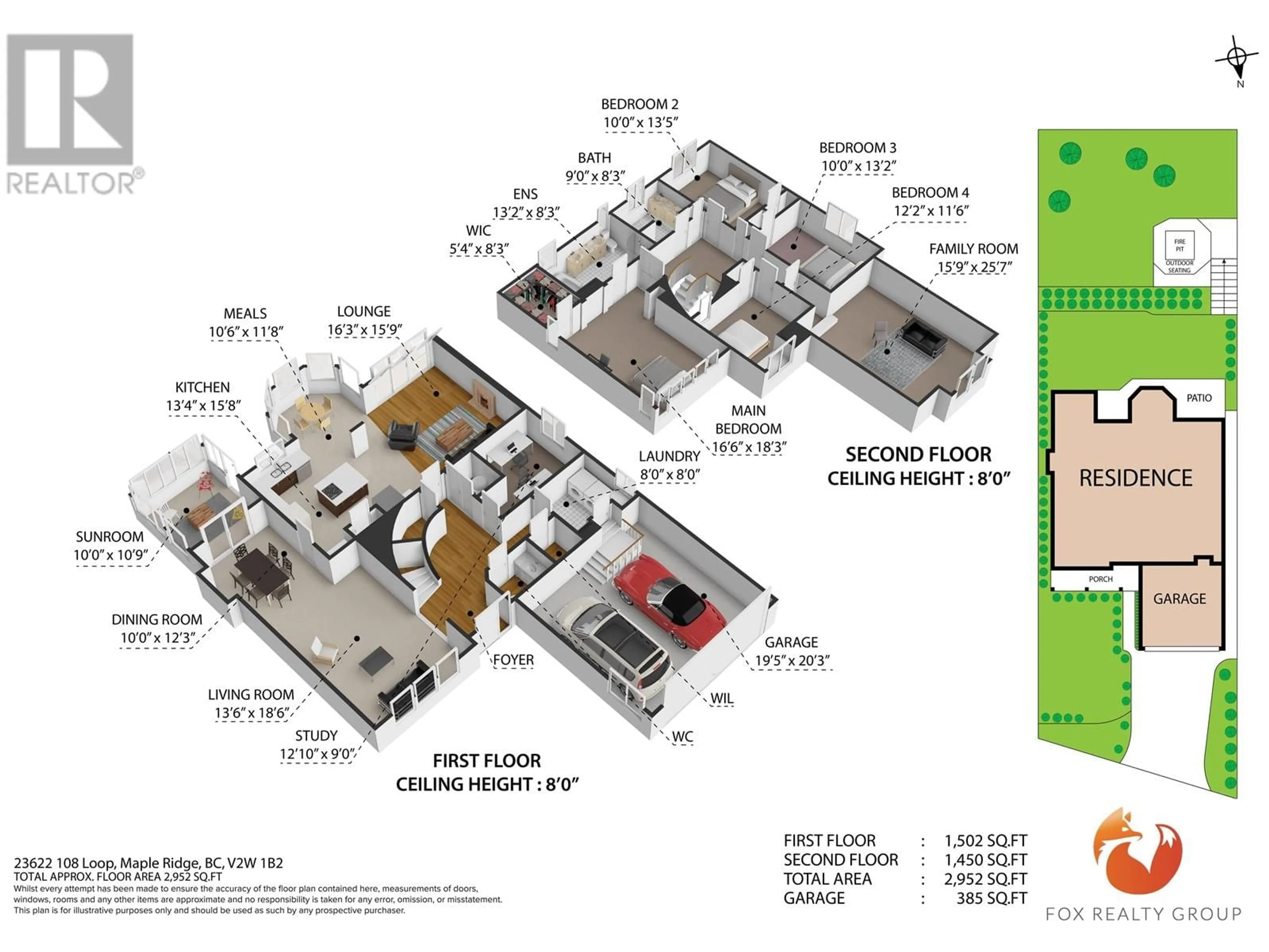 Floor plan for 23622 108 LOOP, Maple Ridge British Columbia V2W1B2