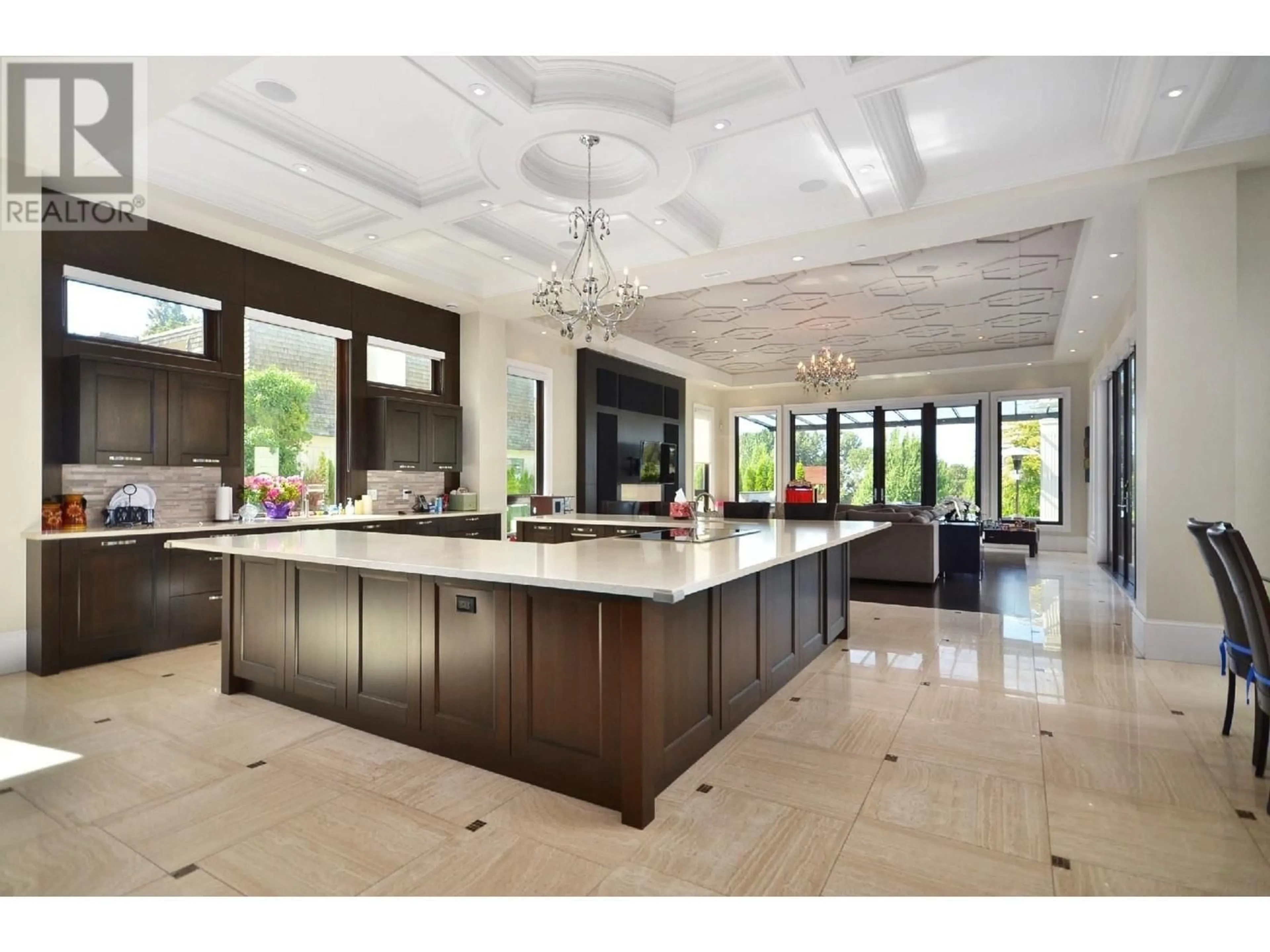 Open concept kitchen, ceramic/tile floor for 1838 MARINE DRIVE, Vancouver British Columbia V6P6B2