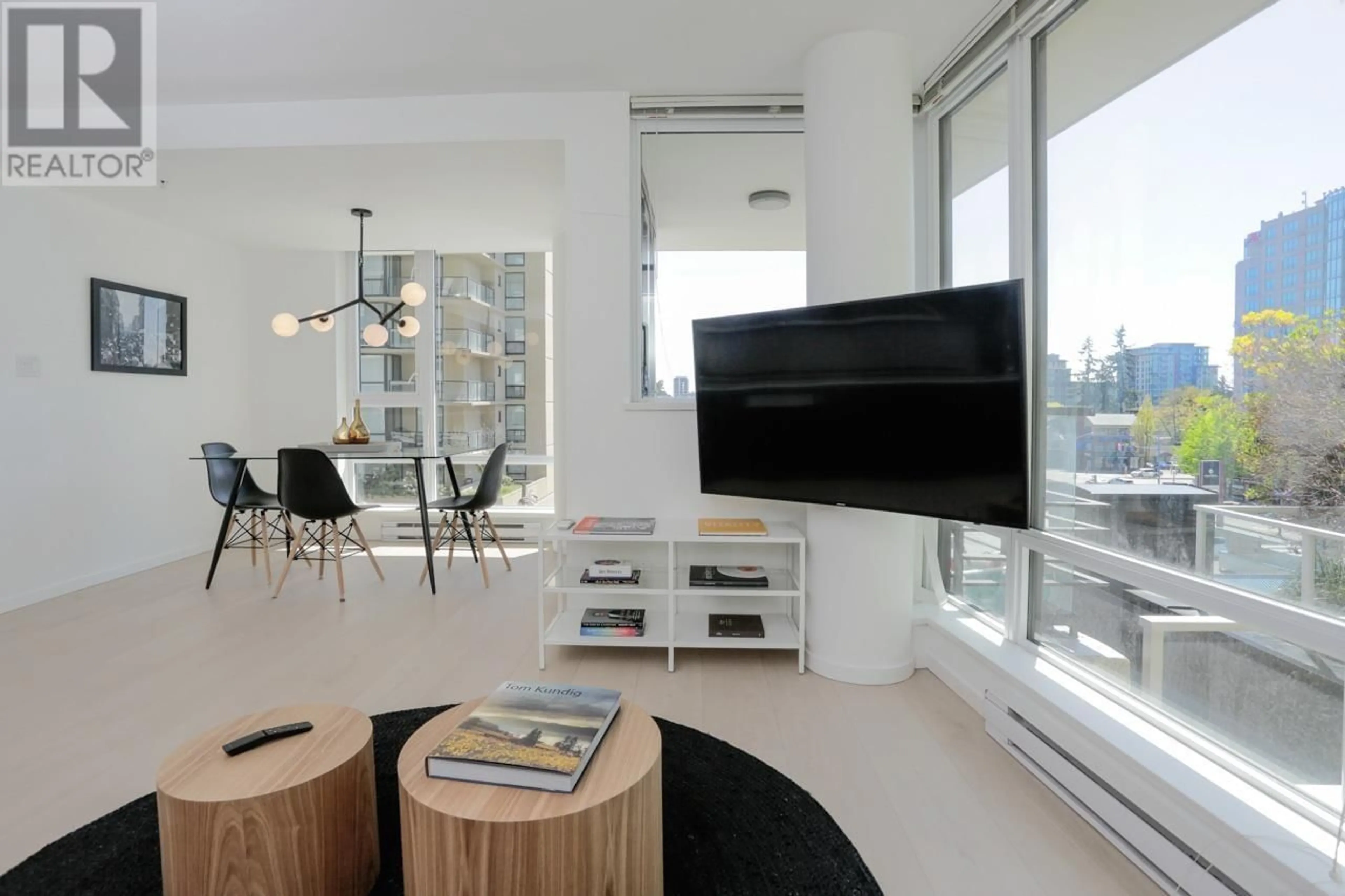 Living room with furniture, unknown for 708 - 7733 FIRBRIDGE WAY, Richmond British Columbia V6X0M7