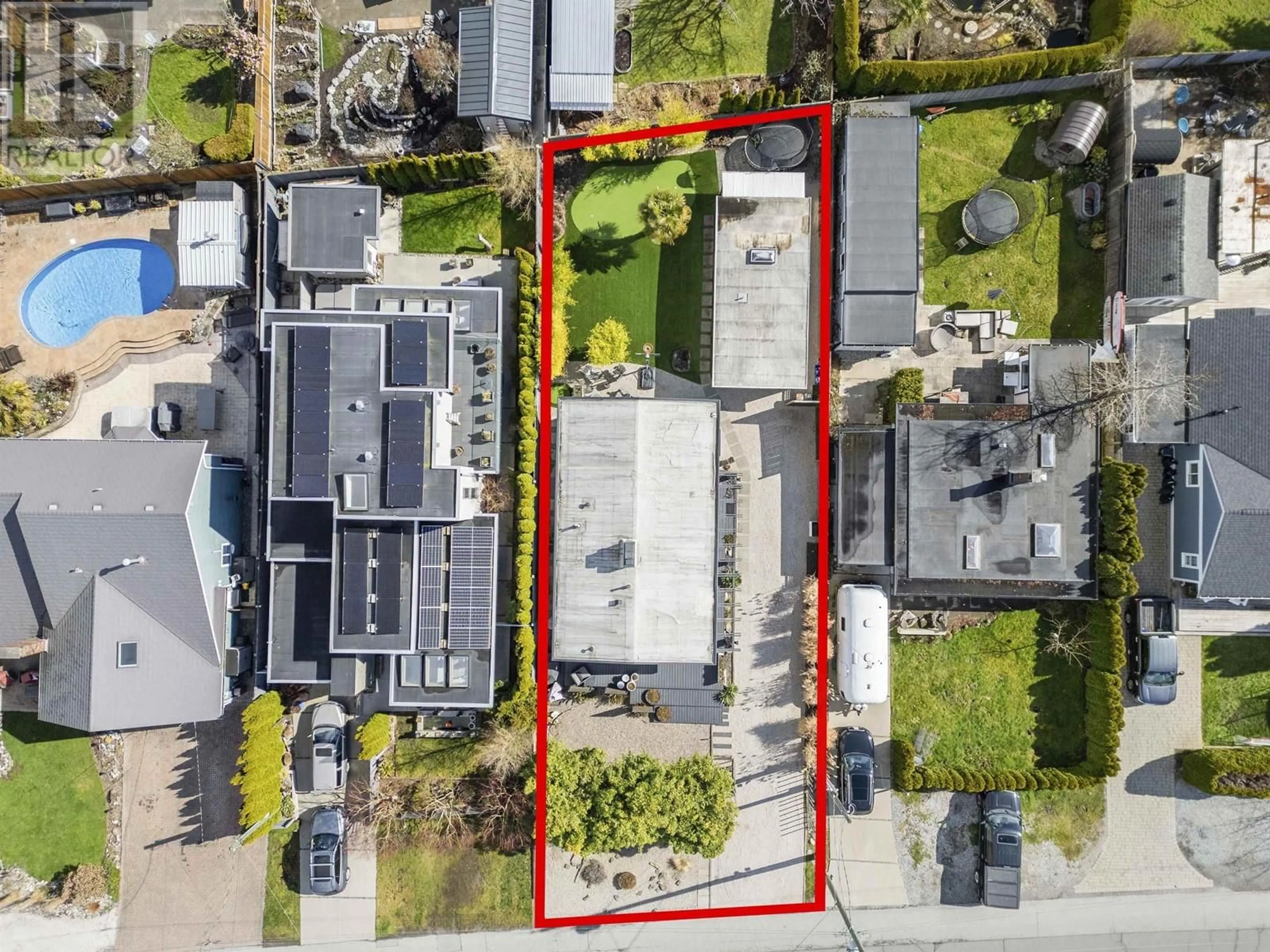 A pic from outside/outdoor area/front of a property/back of a property/a pic from drone, street for 234 67 STREET, Delta British Columbia V4L1M1