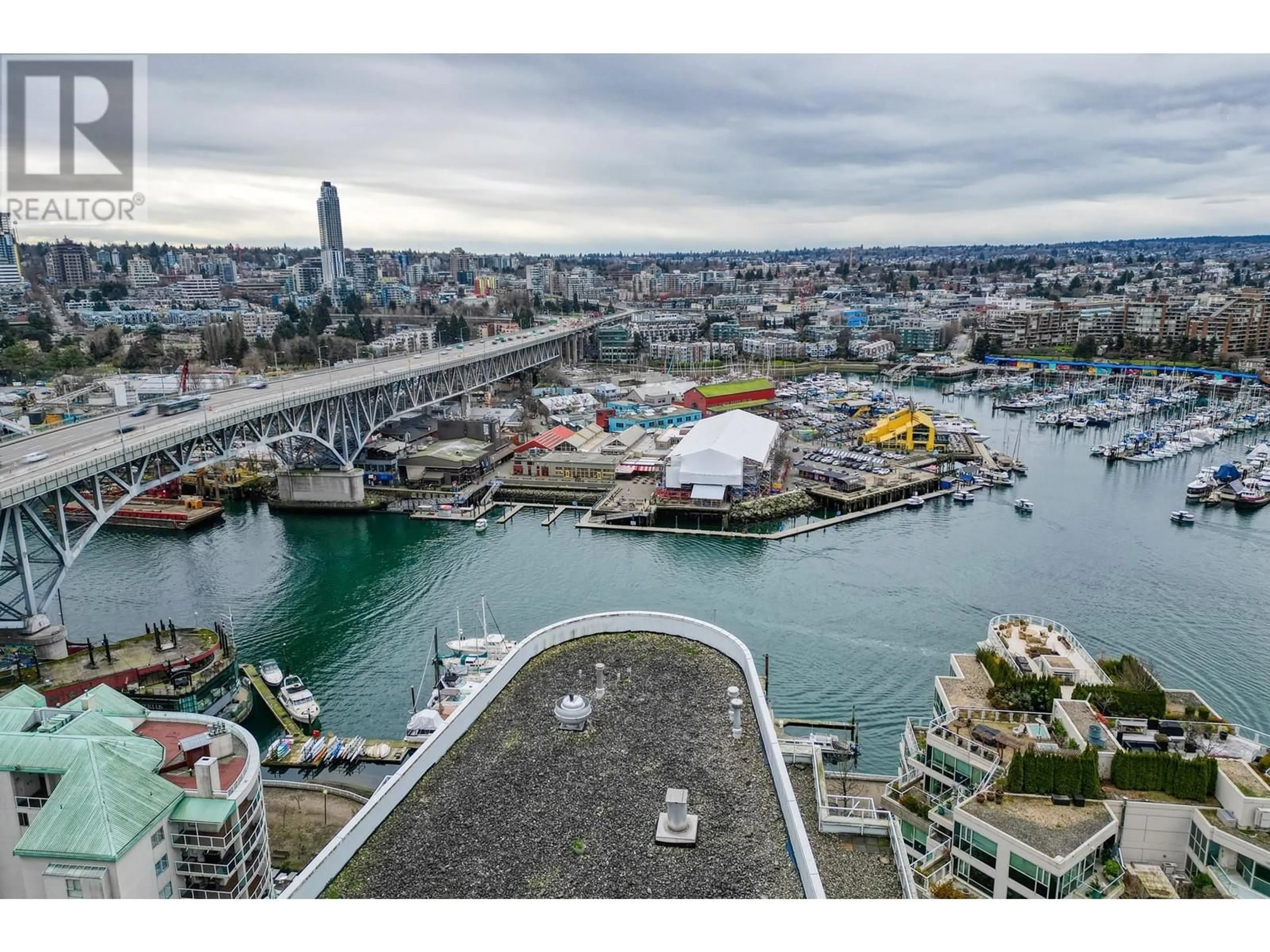 A pic from outside/outdoor area/front of a property/back of a property/a pic from drone, water/lake/river/ocean view for 902 - 1500 HOWE STREET, Vancouver British Columbia V6Z2N1