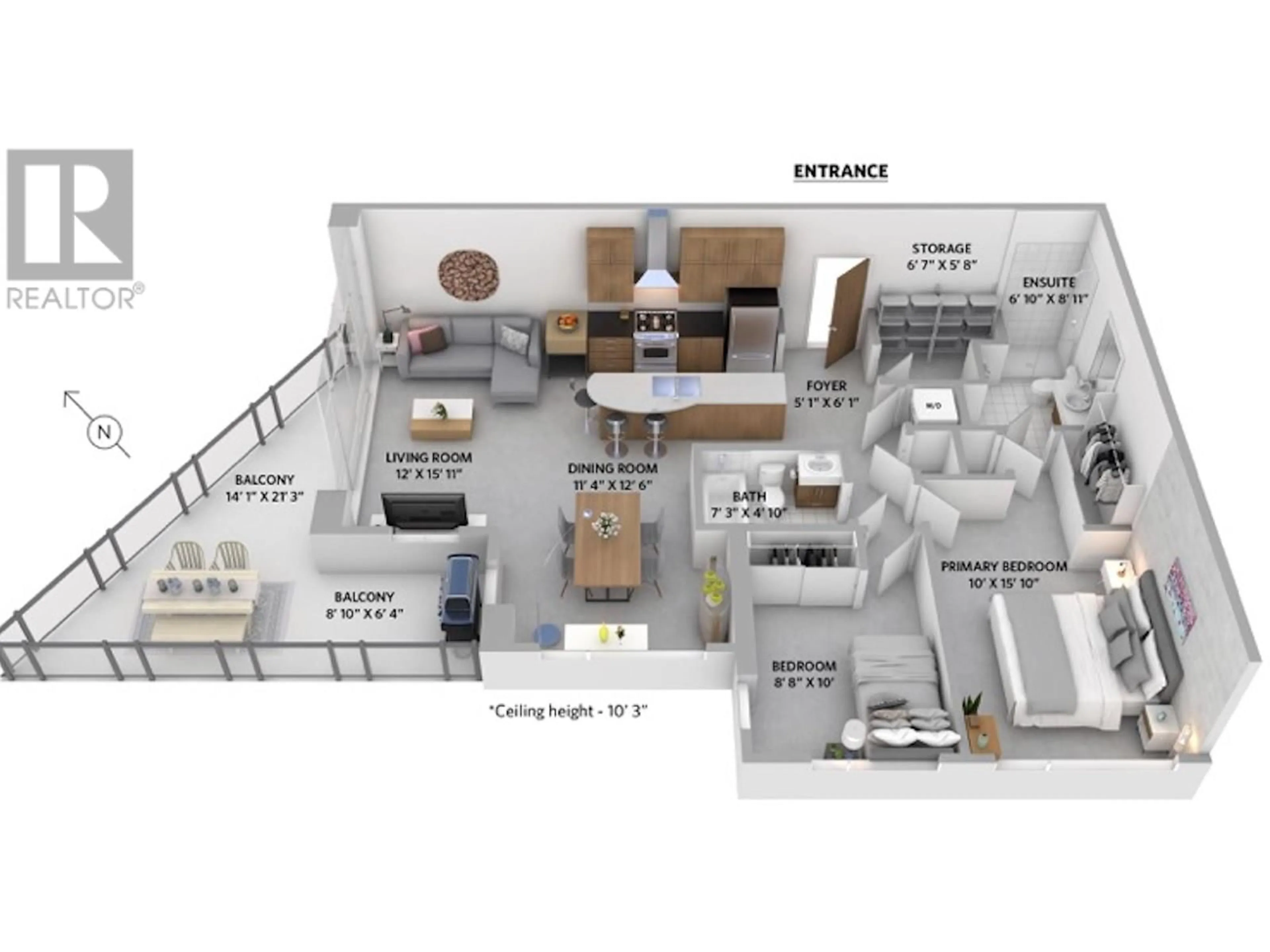 Floor plan for 606 - 2635 PRINCE EDWARD STREET, Vancouver British Columbia V5T4V7