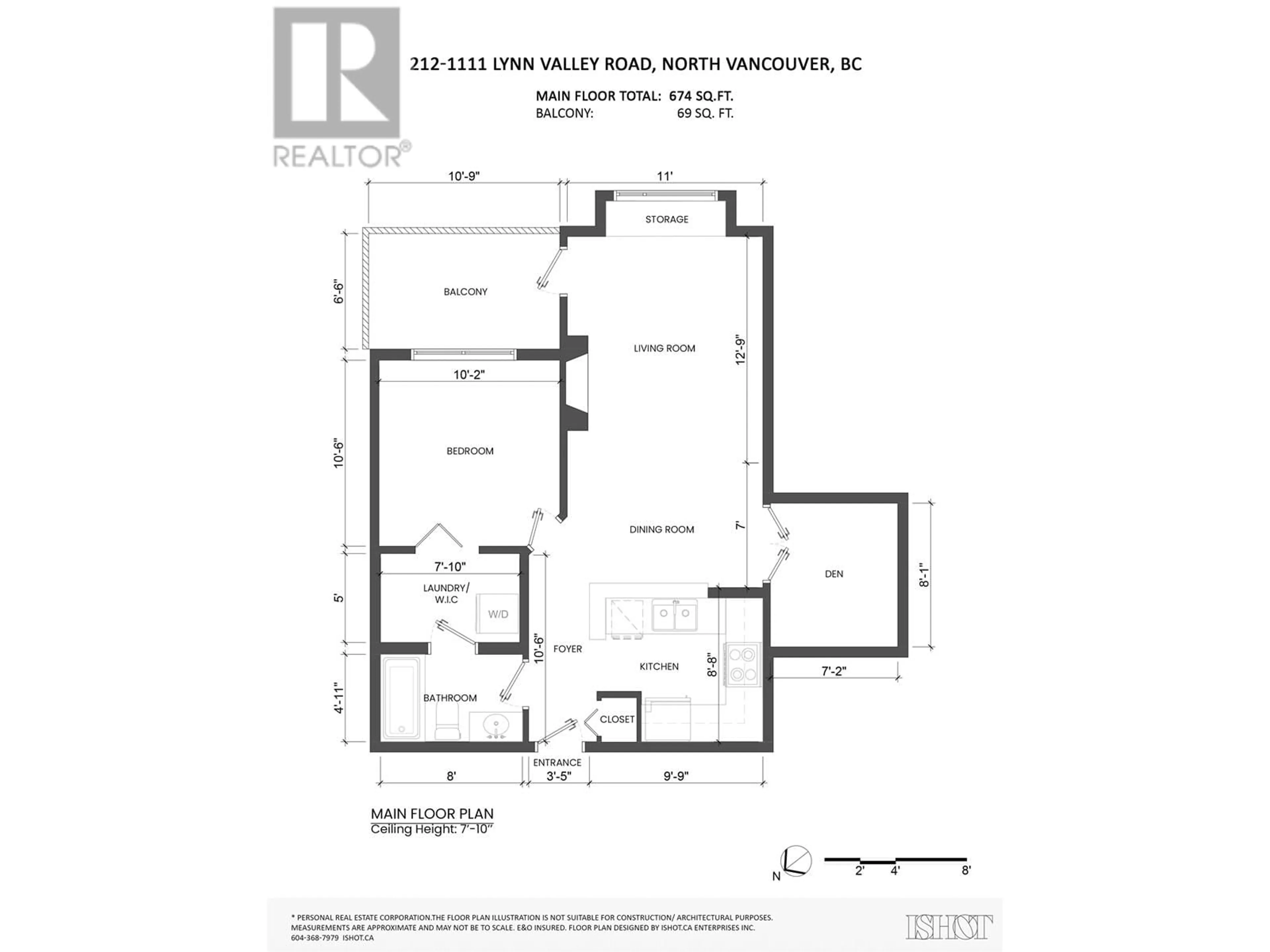Floor plan for 212 - 1111 LYNN VALLEY ROAD, North Vancouver British Columbia V7J3V4