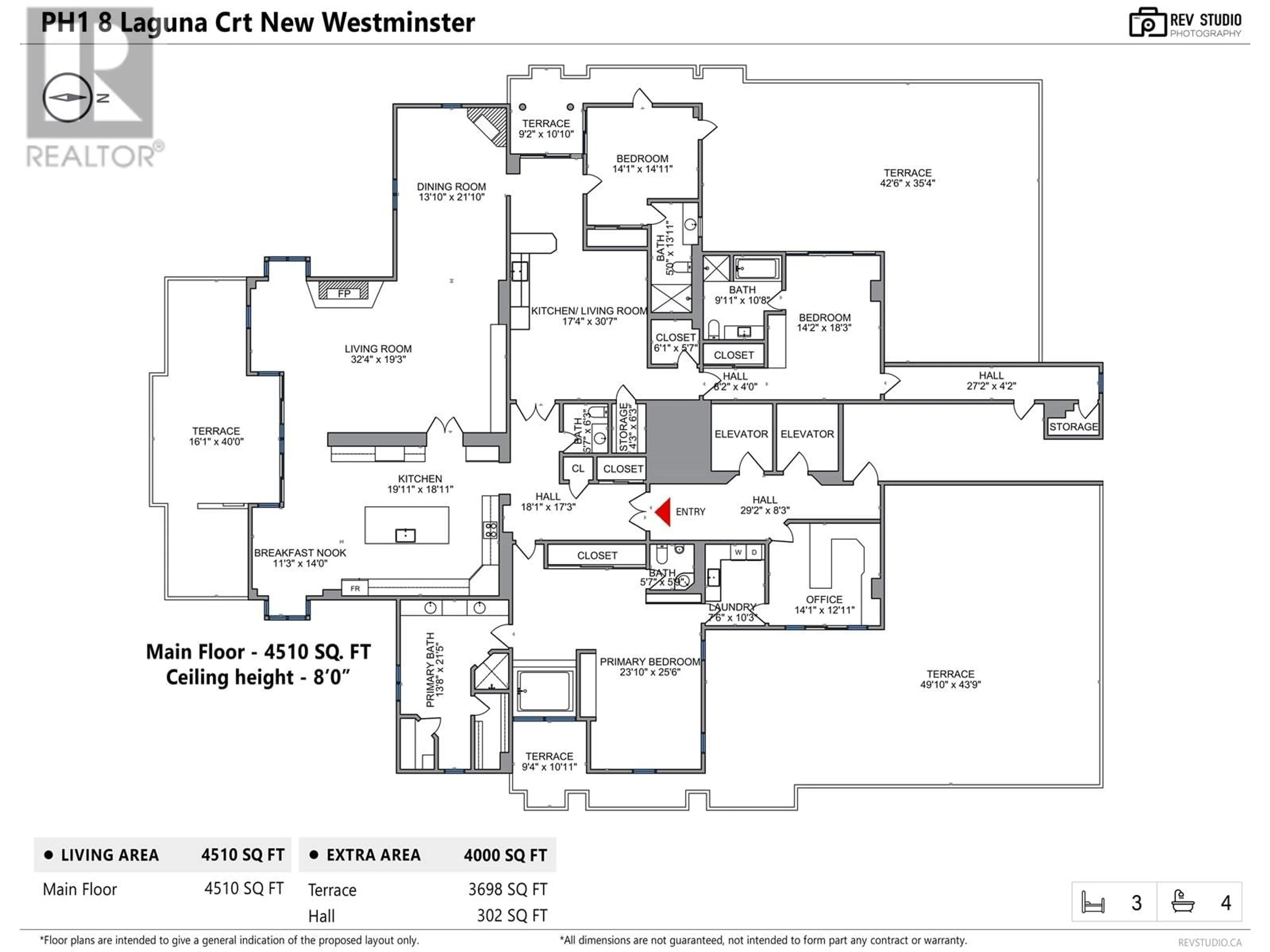 Floor plan for PH1 - 8 LAGUNA COURT, New Westminster British Columbia V3M6M6