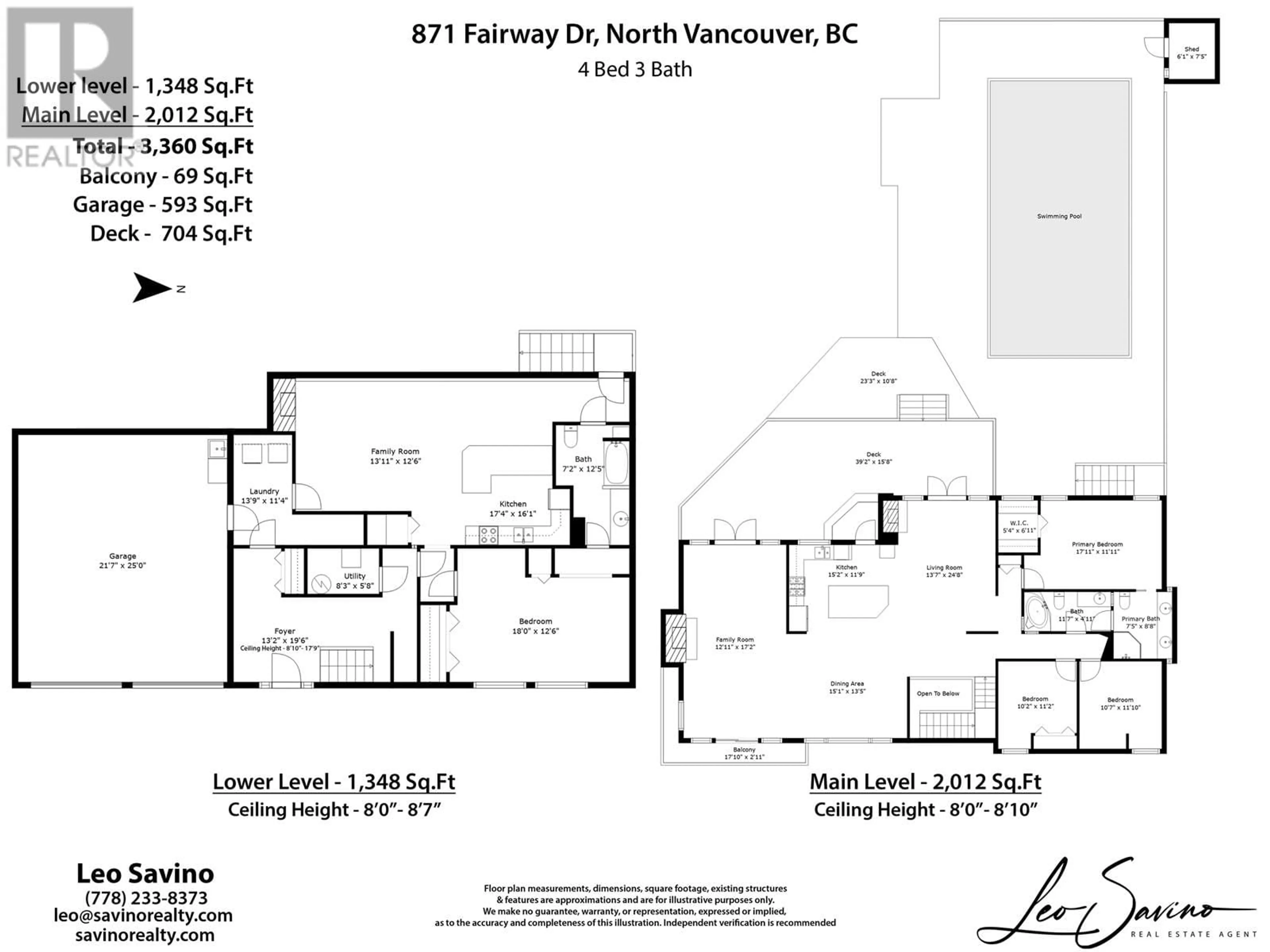 Floor plan for 871 FAIRWAY DRIVE, North Vancouver British Columbia V7G1Z5