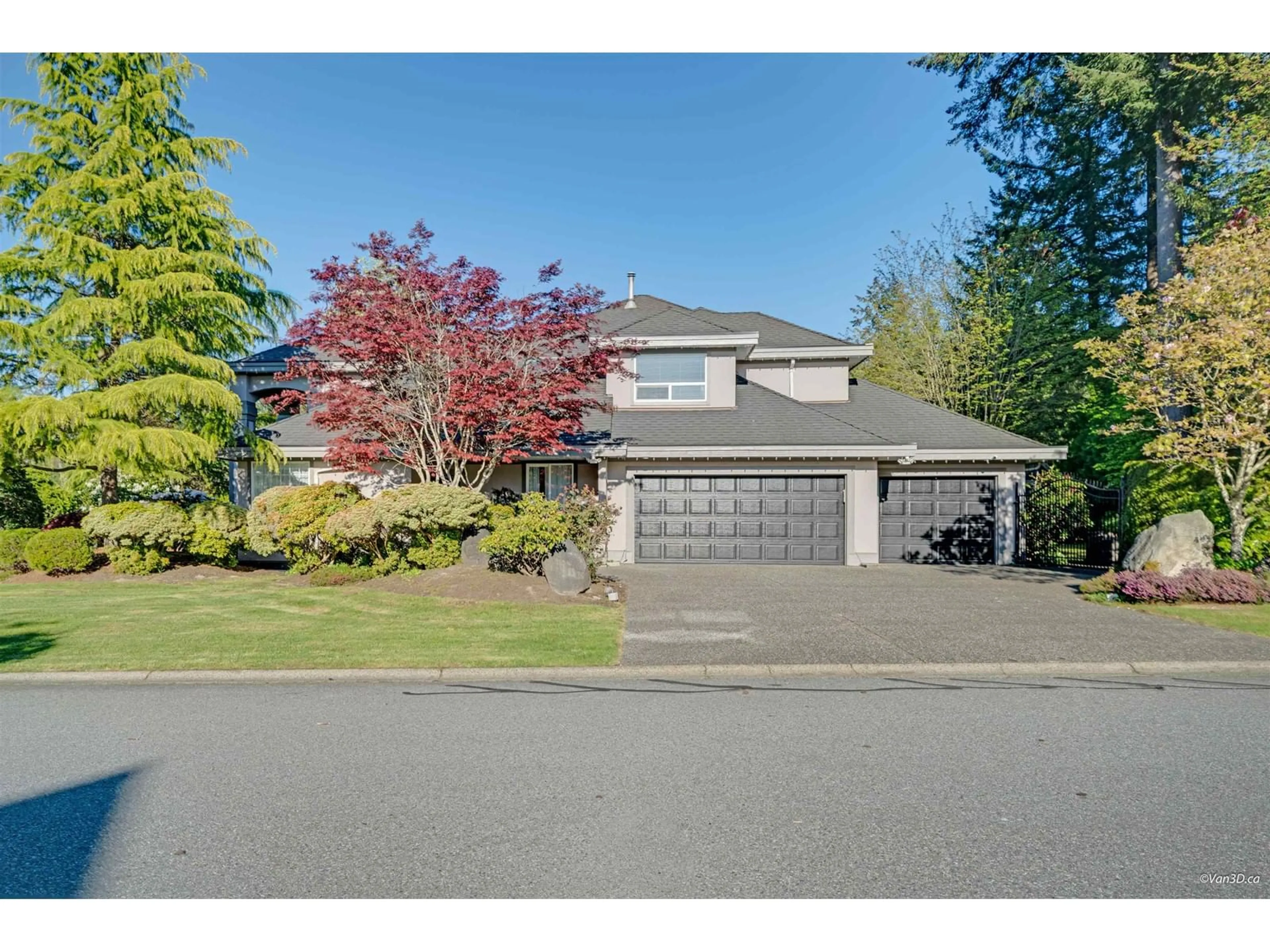 A pic from outside/outdoor area/front of a property/back of a property/a pic from drone, street for 14088 29A, Surrey British Columbia V4P2J8