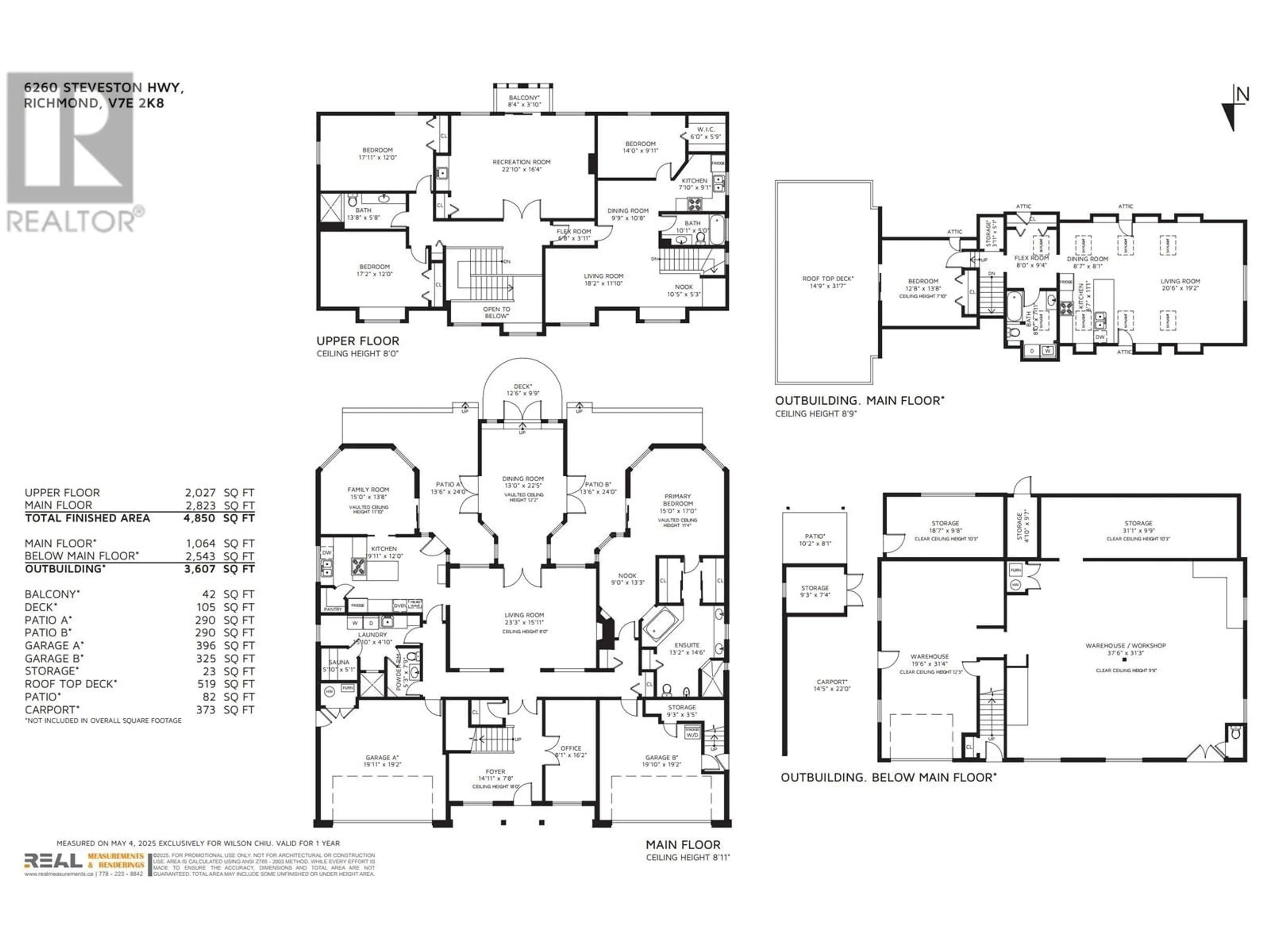 Floor plan for 6260 STEVESTON HIGHWAY, Richmond British Columbia V7E2K8