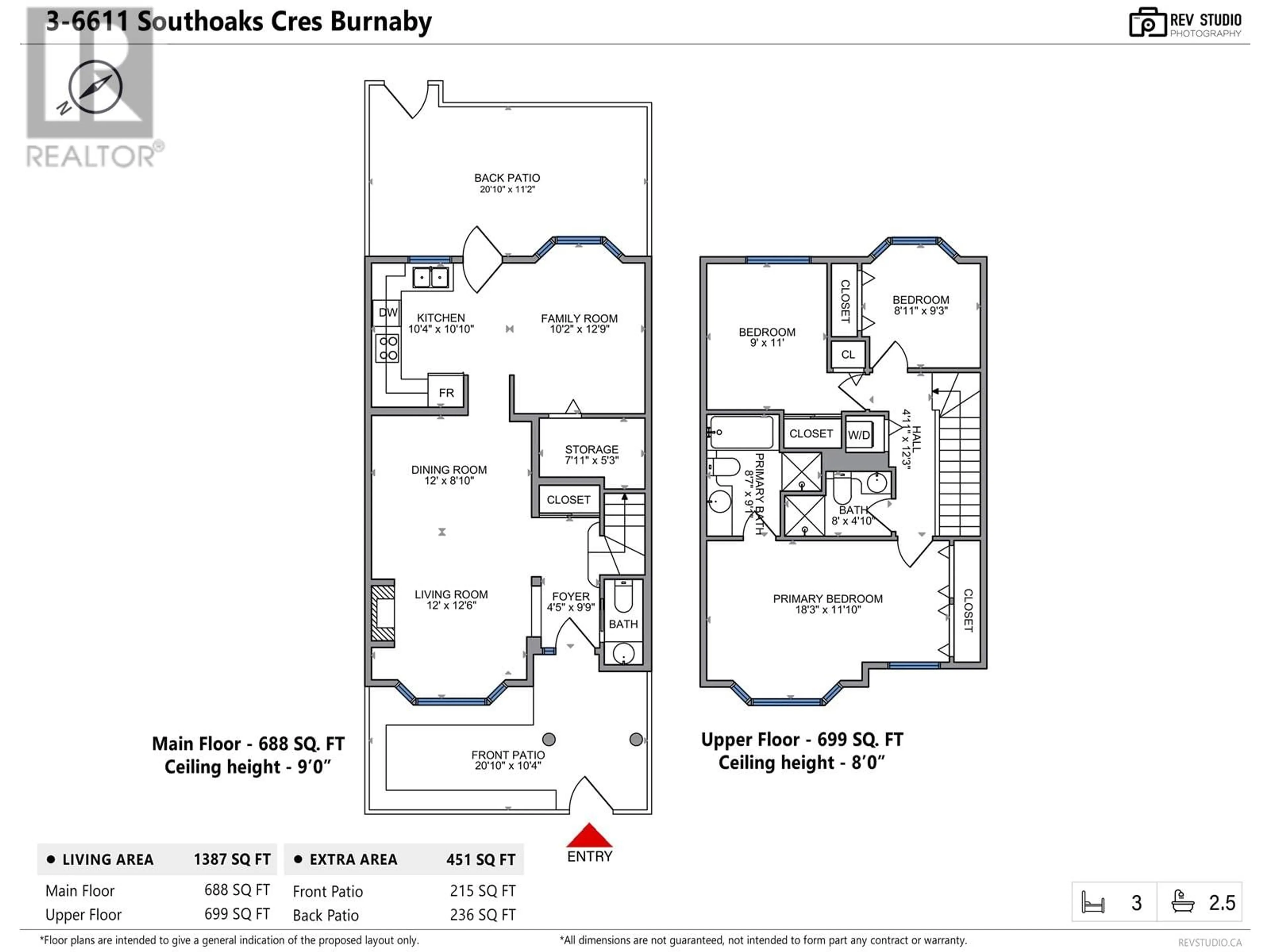 Floor plan for 3 - 6611 SOUTHOAKS CRESCENT, Burnaby British Columbia V5E4L5