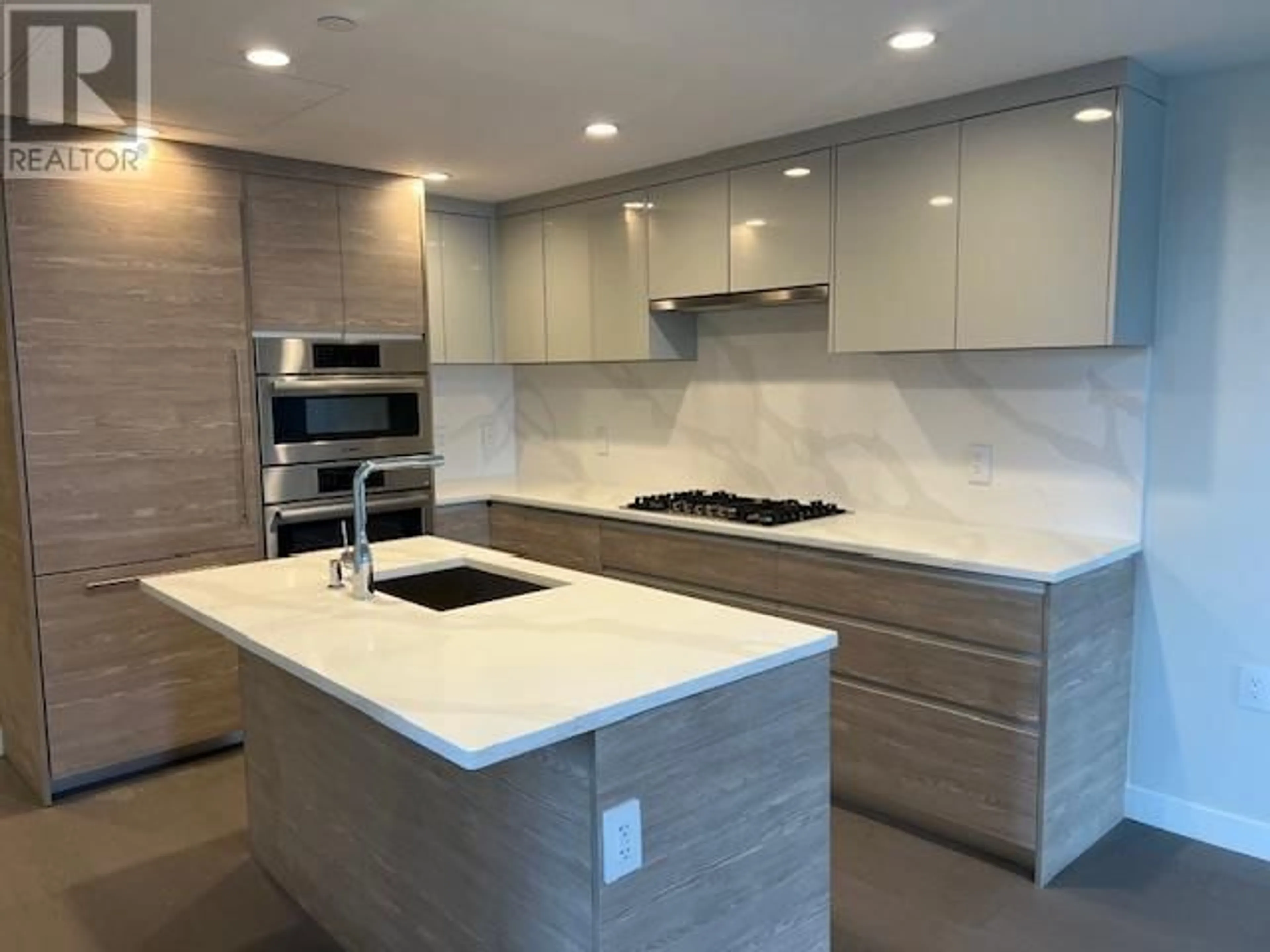 Contemporary kitchen, ceramic/tile floor for 205 - 485 63RD AVENUE, Vancouver British Columbia V5X2J3