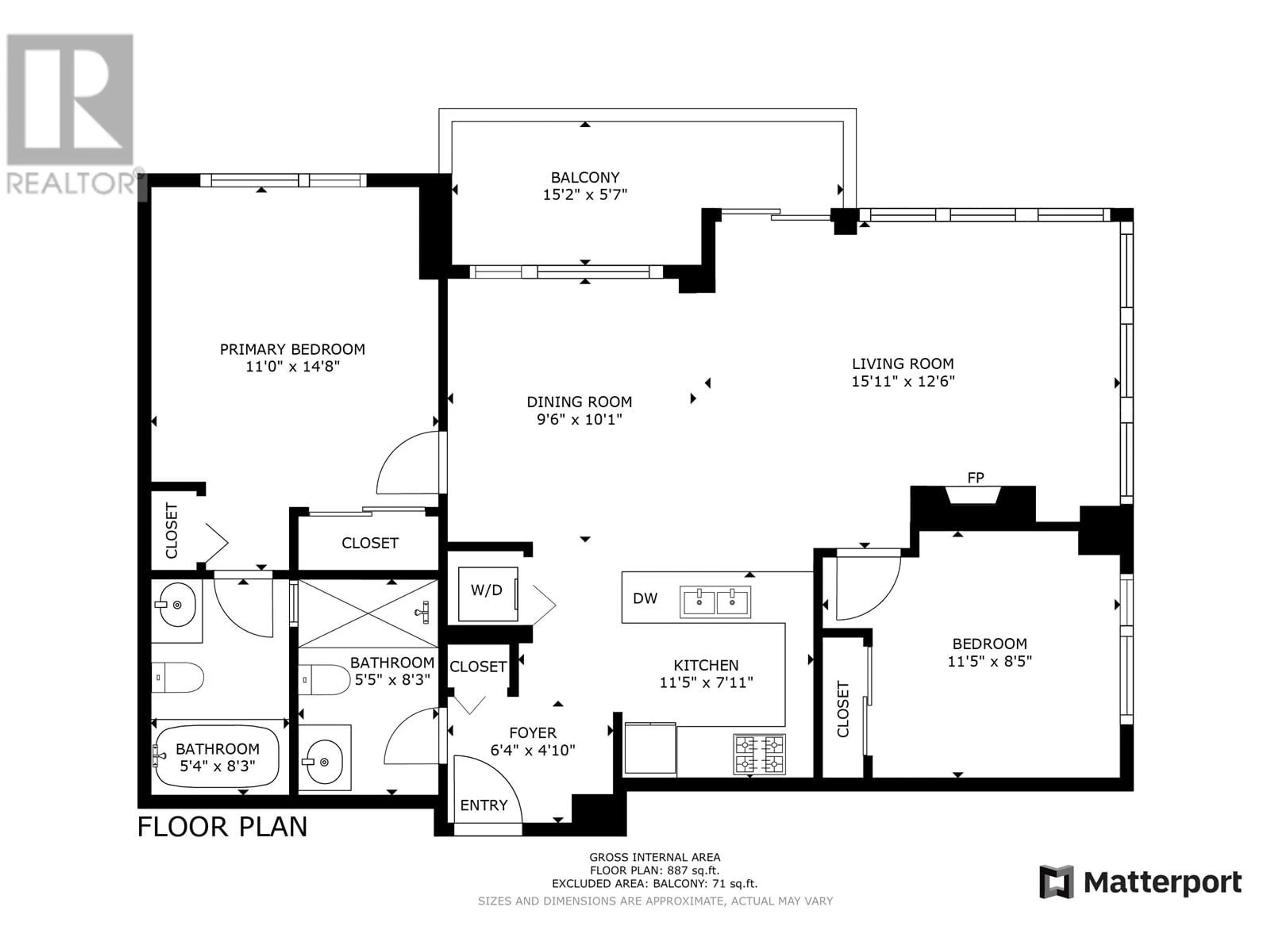 Floor plan for 804 - 2355 MADISON AVENUE, Burnaby British Columbia V5C0B3
