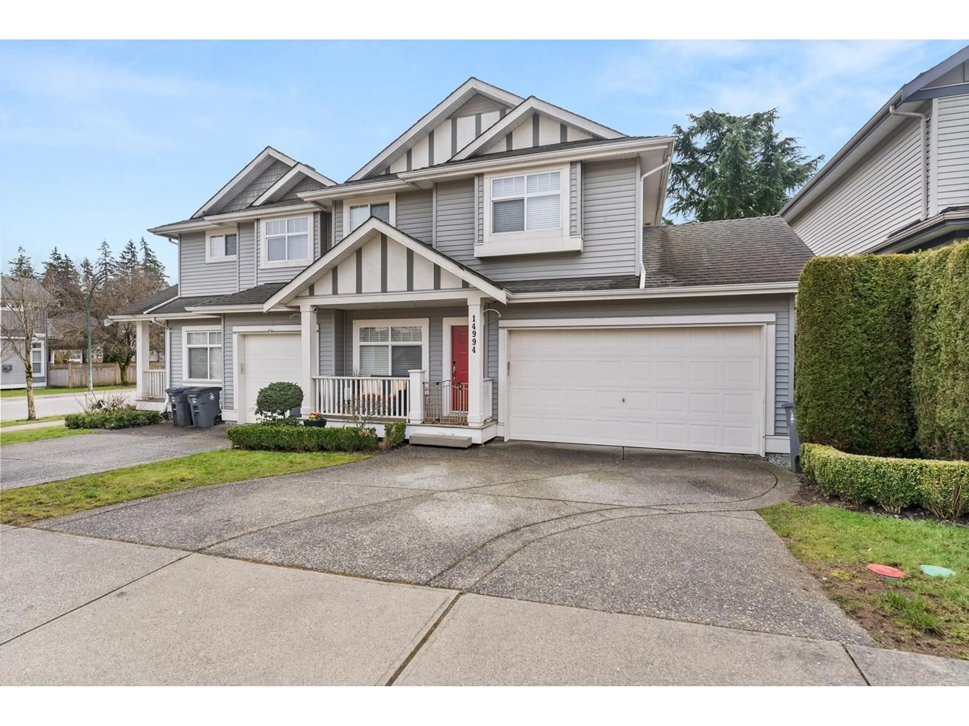 Home with vinyl exterior material, street for 14994 59, Surrey British Columbia V3S3W8