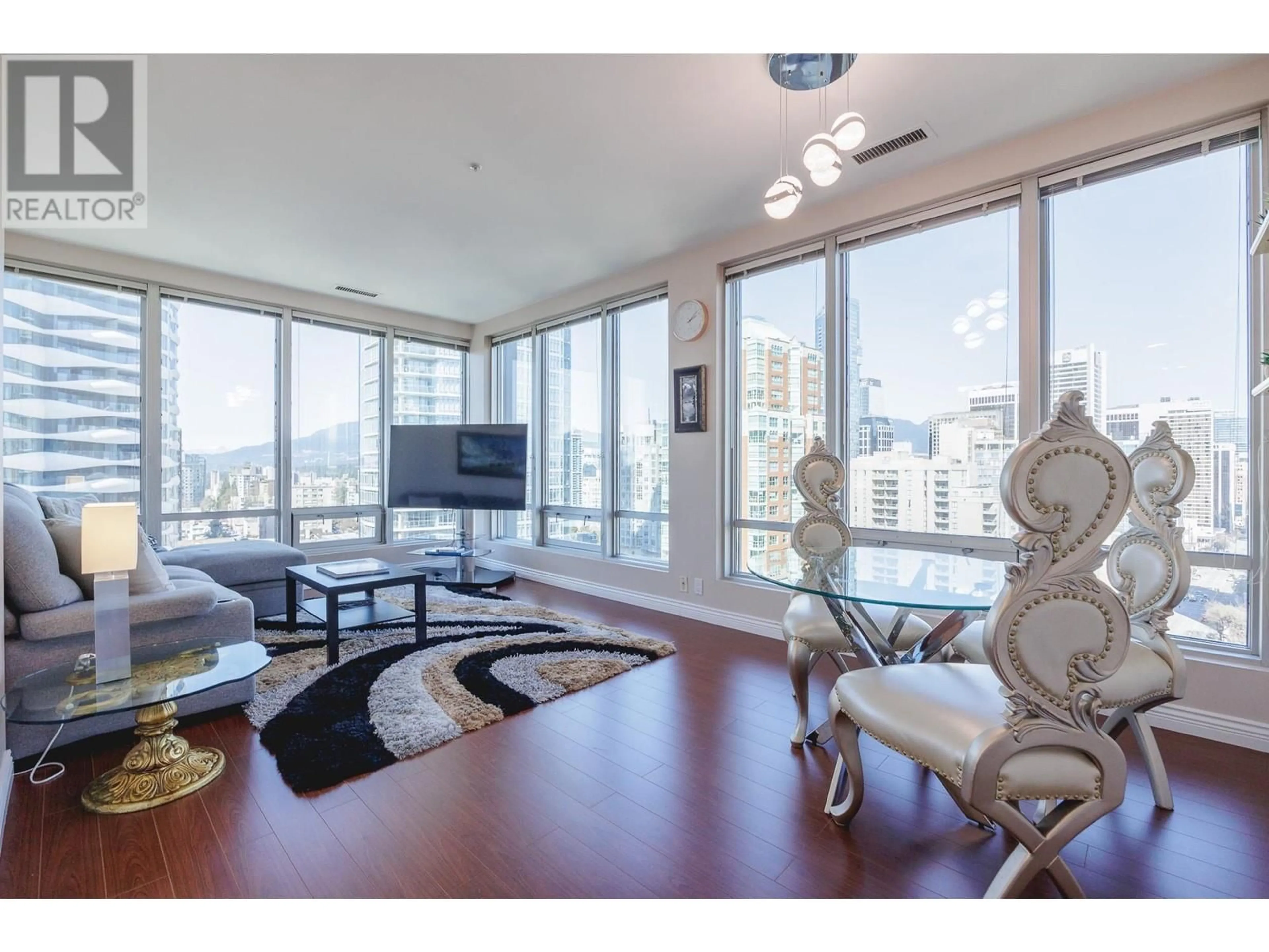 Living room with furniture, unknown for 1307 - 989 NELSON STREET, Vancouver British Columbia V6Z2S1