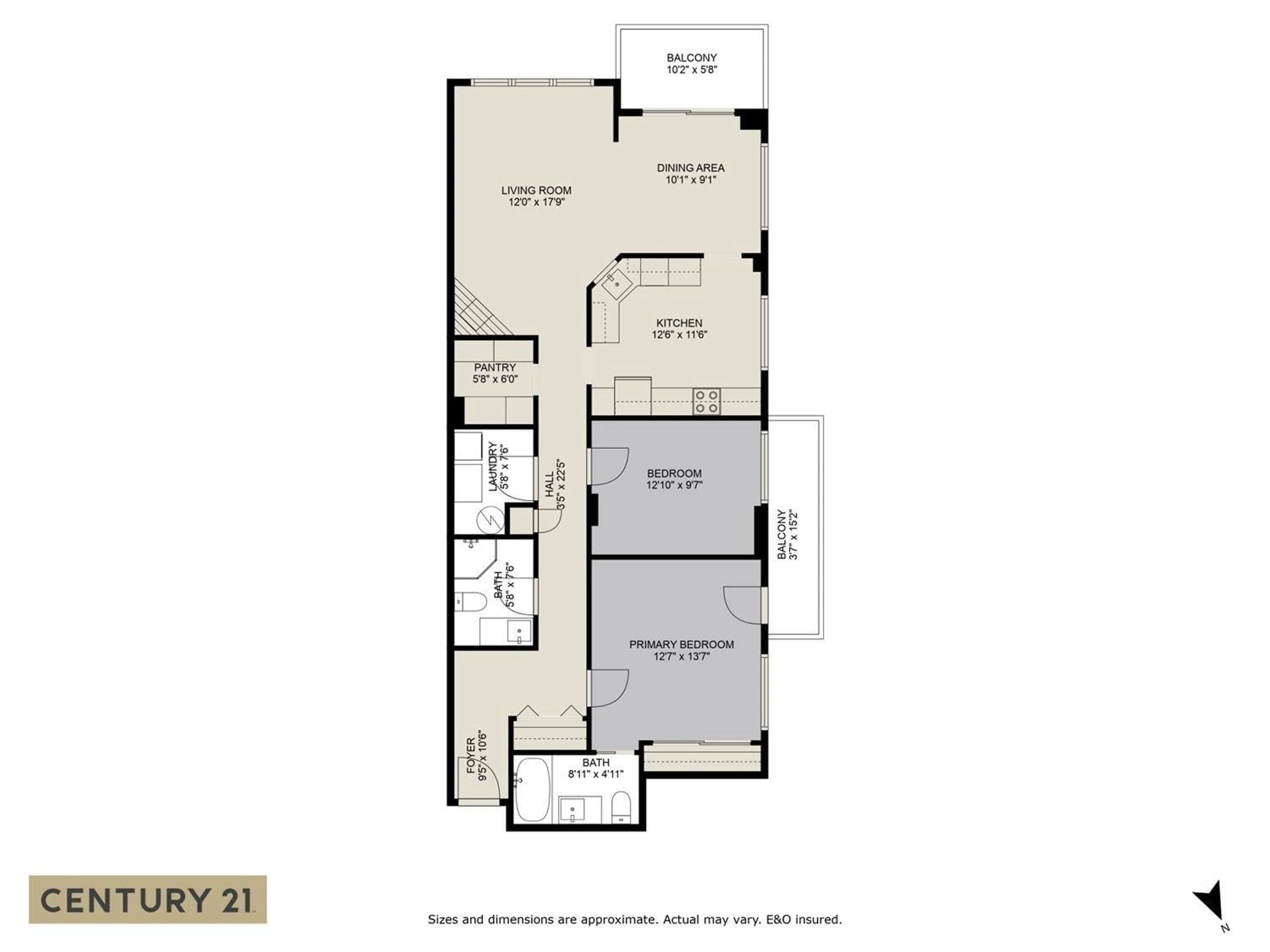 Floor plan for 504 - 45765 SPADINA AVENUE, Chilliwack British Columbia V2P1T5