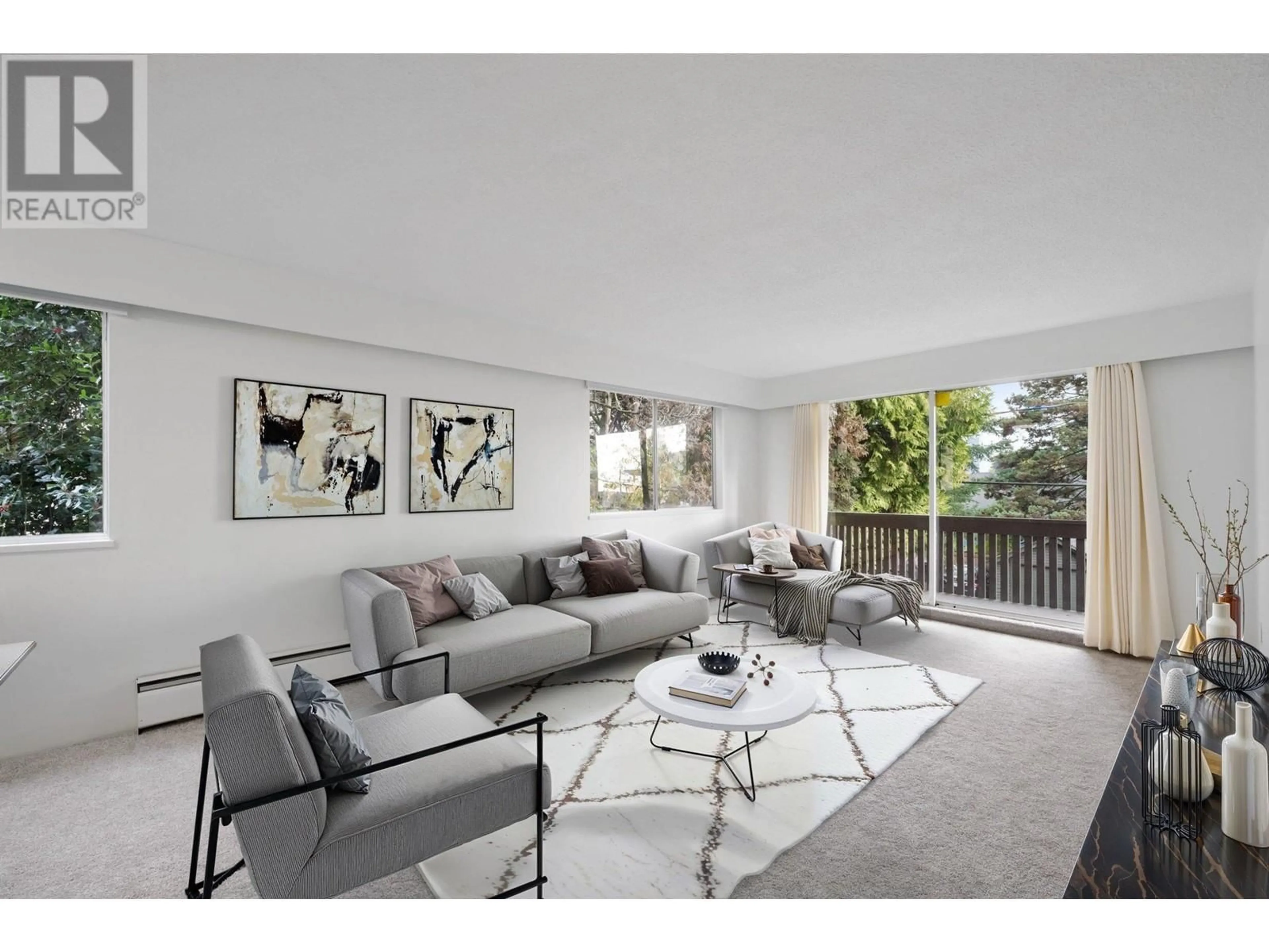 Living room with furniture, unknown for 212 - 910 FIFTH AVENUE, New Westminster British Columbia V3M1Y2