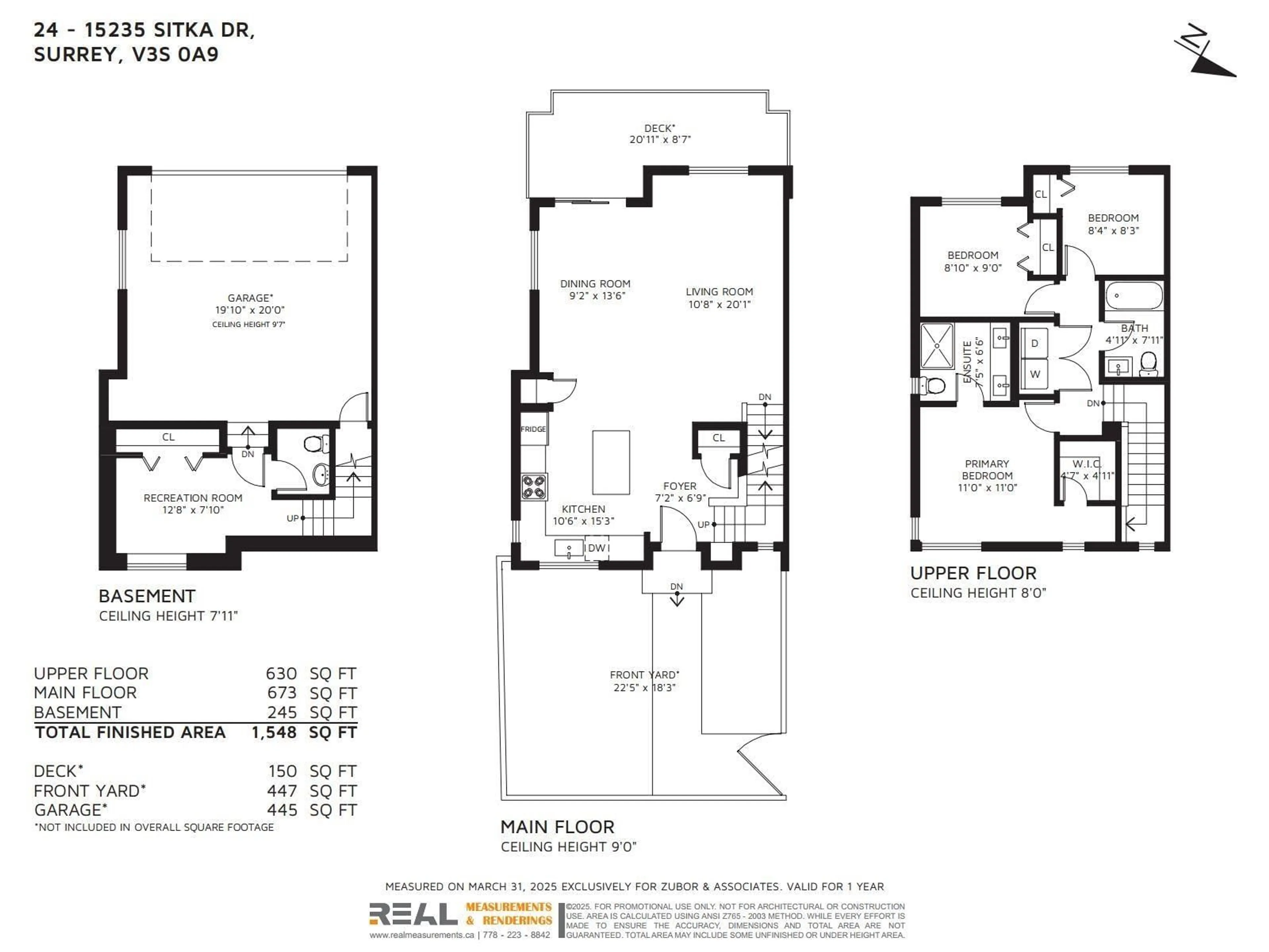 Floor plan for 24 - 15235 SITKA, Surrey British Columbia V3S0A9
