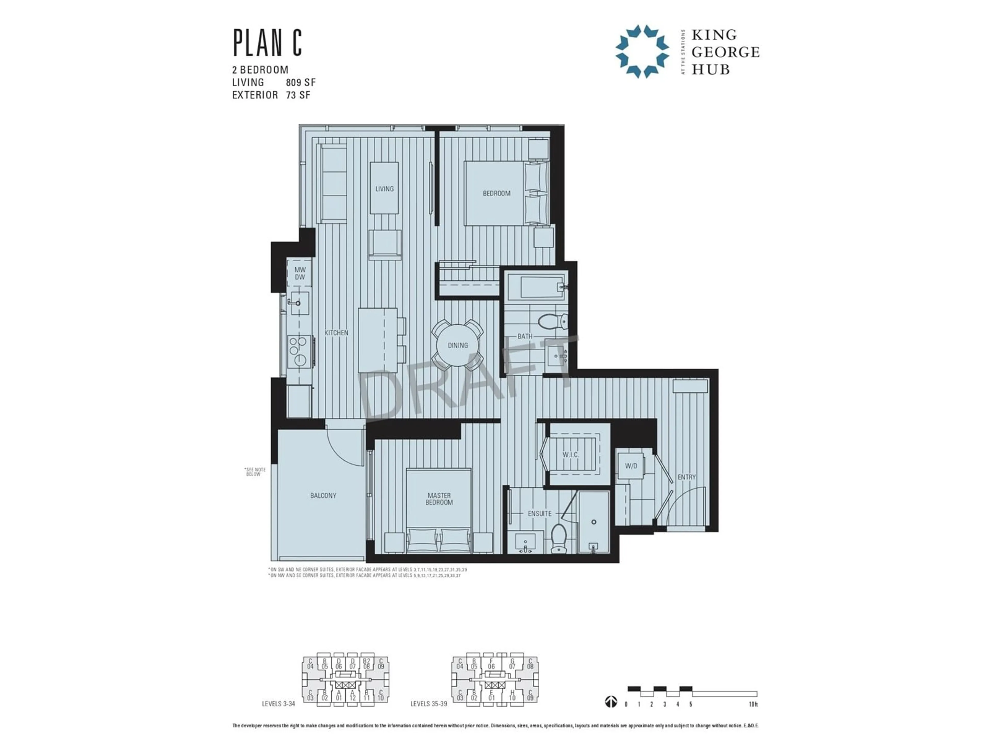Floor plan for 1504 - 13615 FRASER, Surrey British Columbia V3T0P7