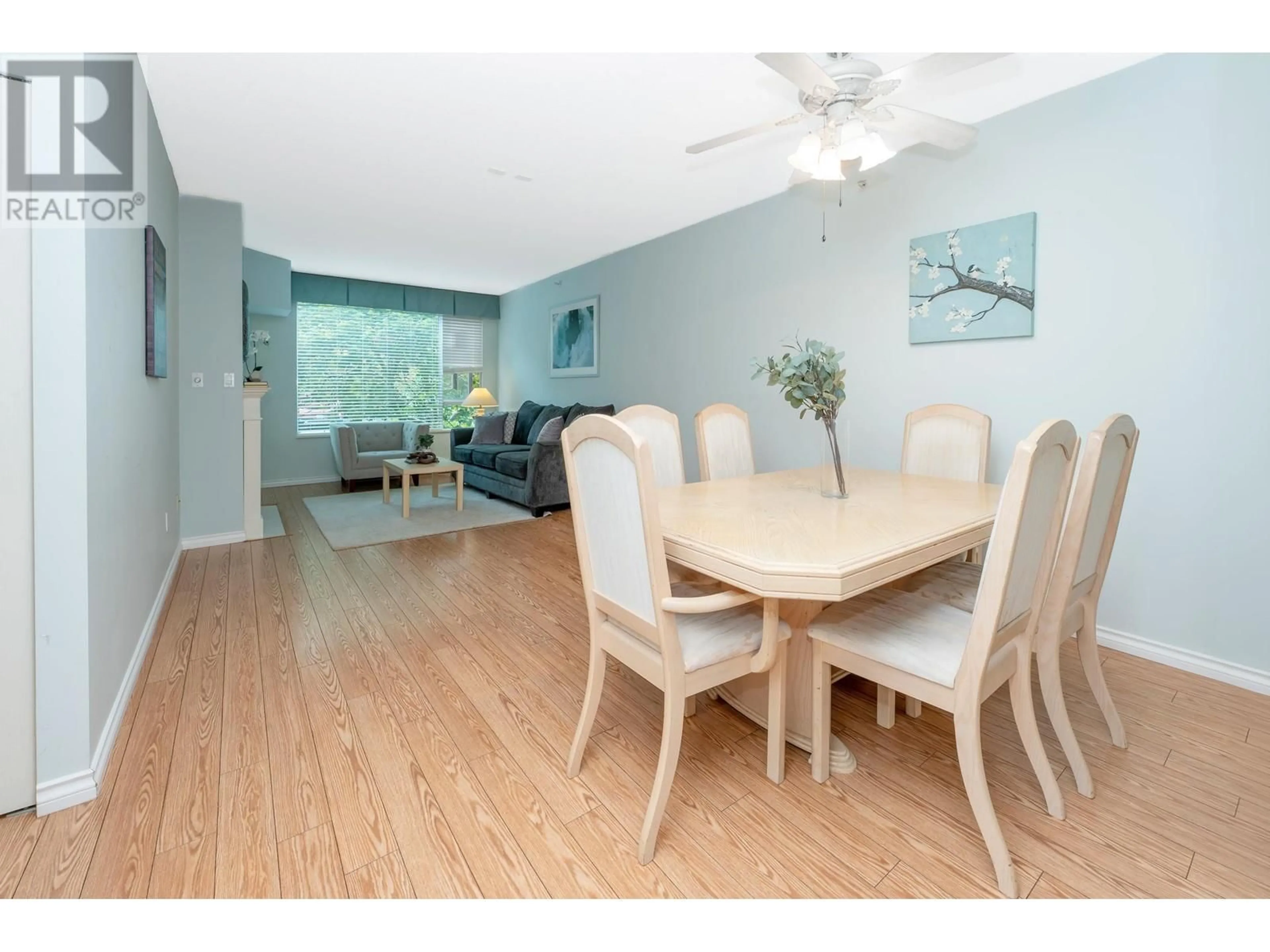 Dining room, wood/laminate floor for 103 - 12148 224 STREET, Maple Ridge British Columbia V2X3N8