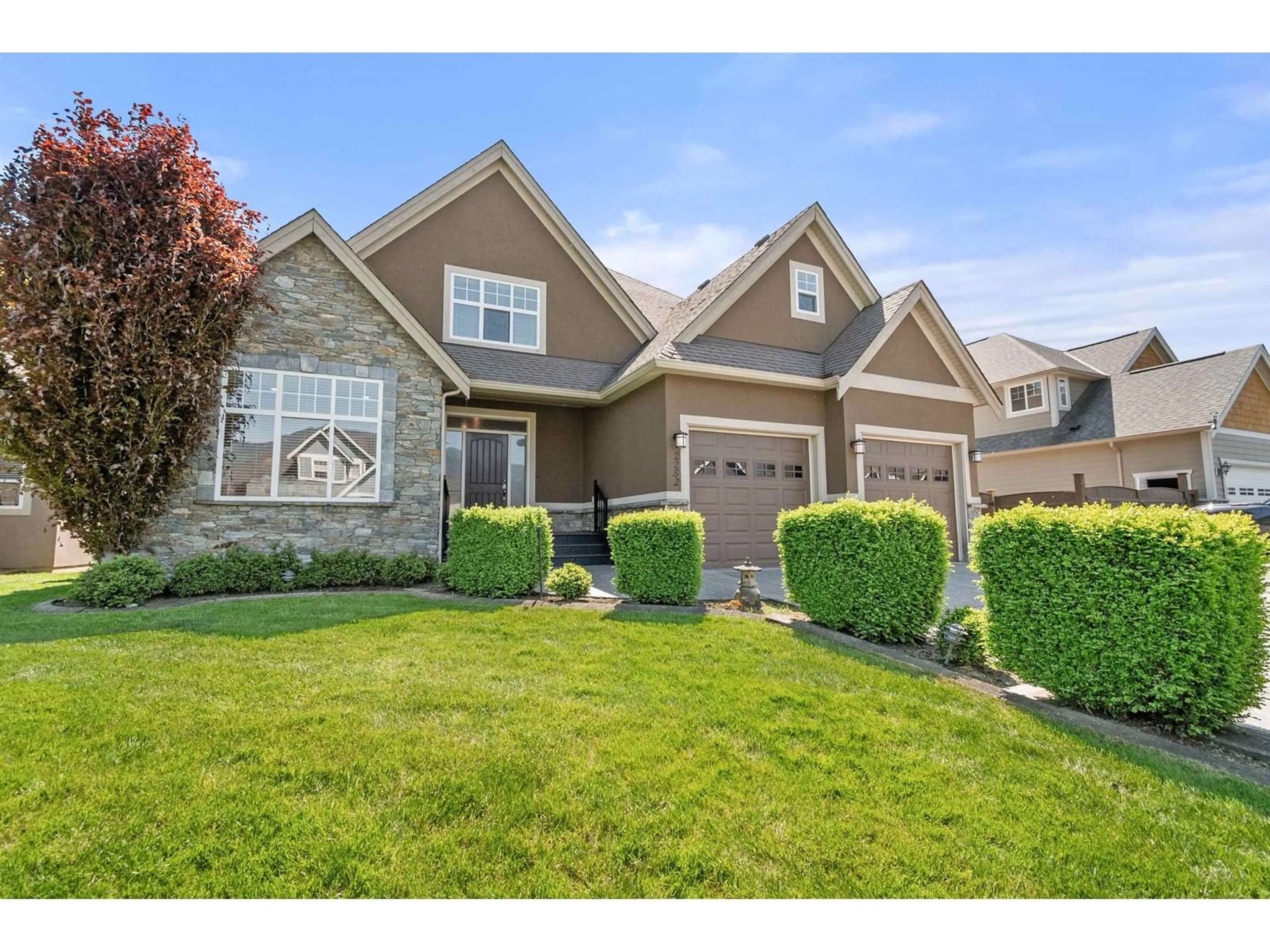 Home with vinyl exterior material, street for 2252 MCCAFFREY ROAD, Agassiz British Columbia V0M1A1