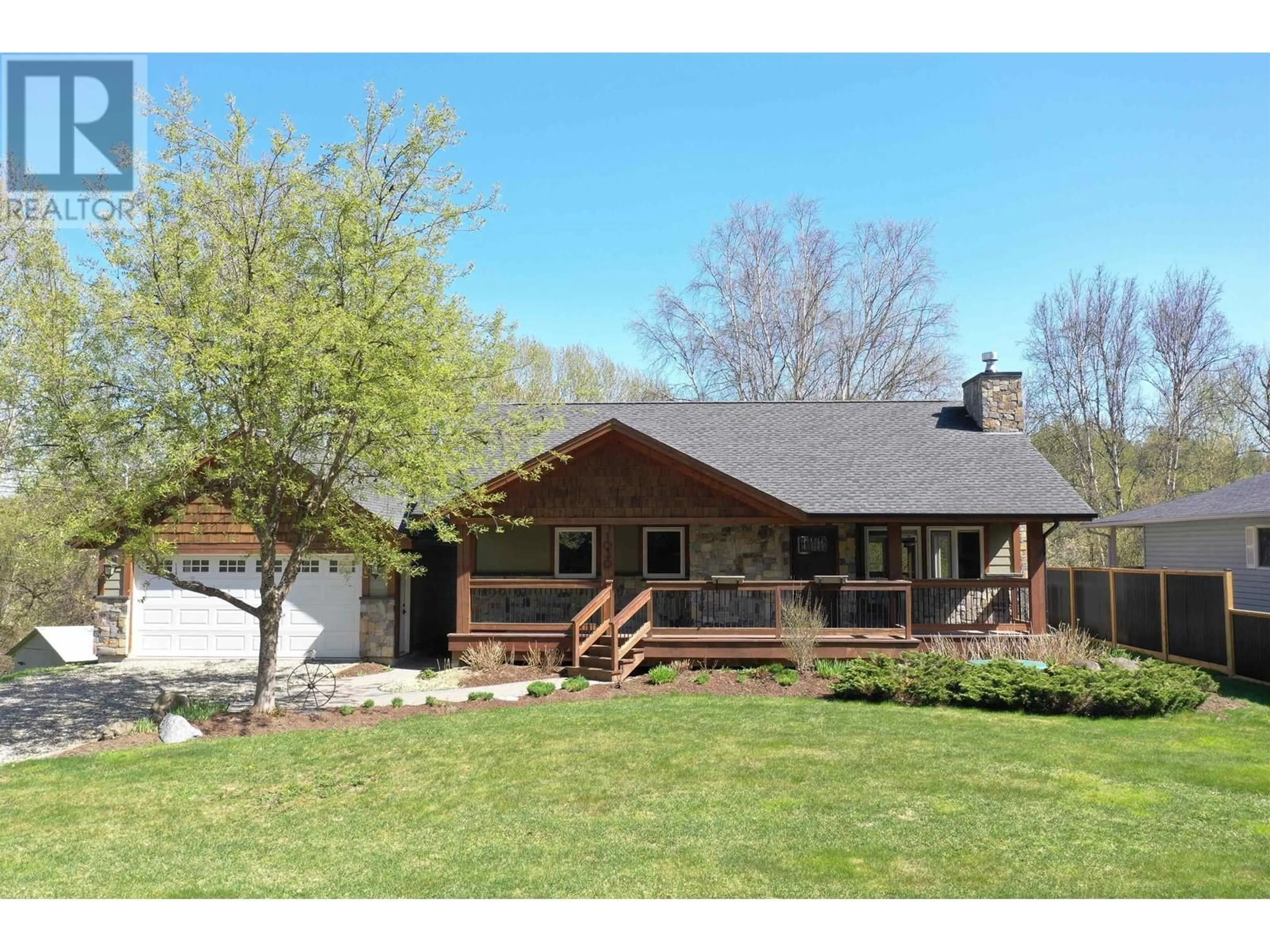 Home with brick exterior material, street for 1030 MCRAE ROAD, Quesnel British Columbia V2J6N8