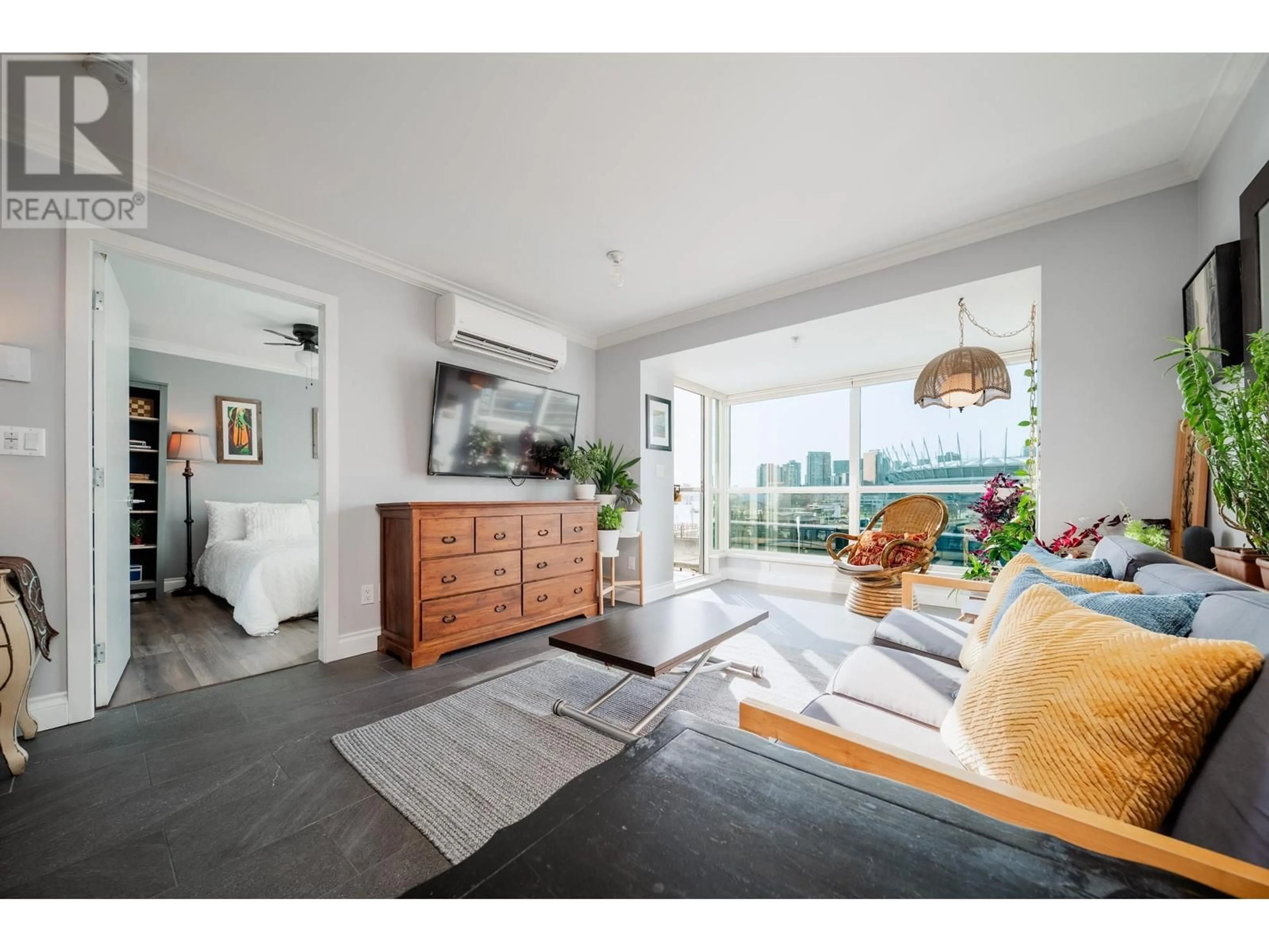 Living room with furniture, unknown for 508 - 125 MILROSS AVENUE, Vancouver British Columbia V6A0A1