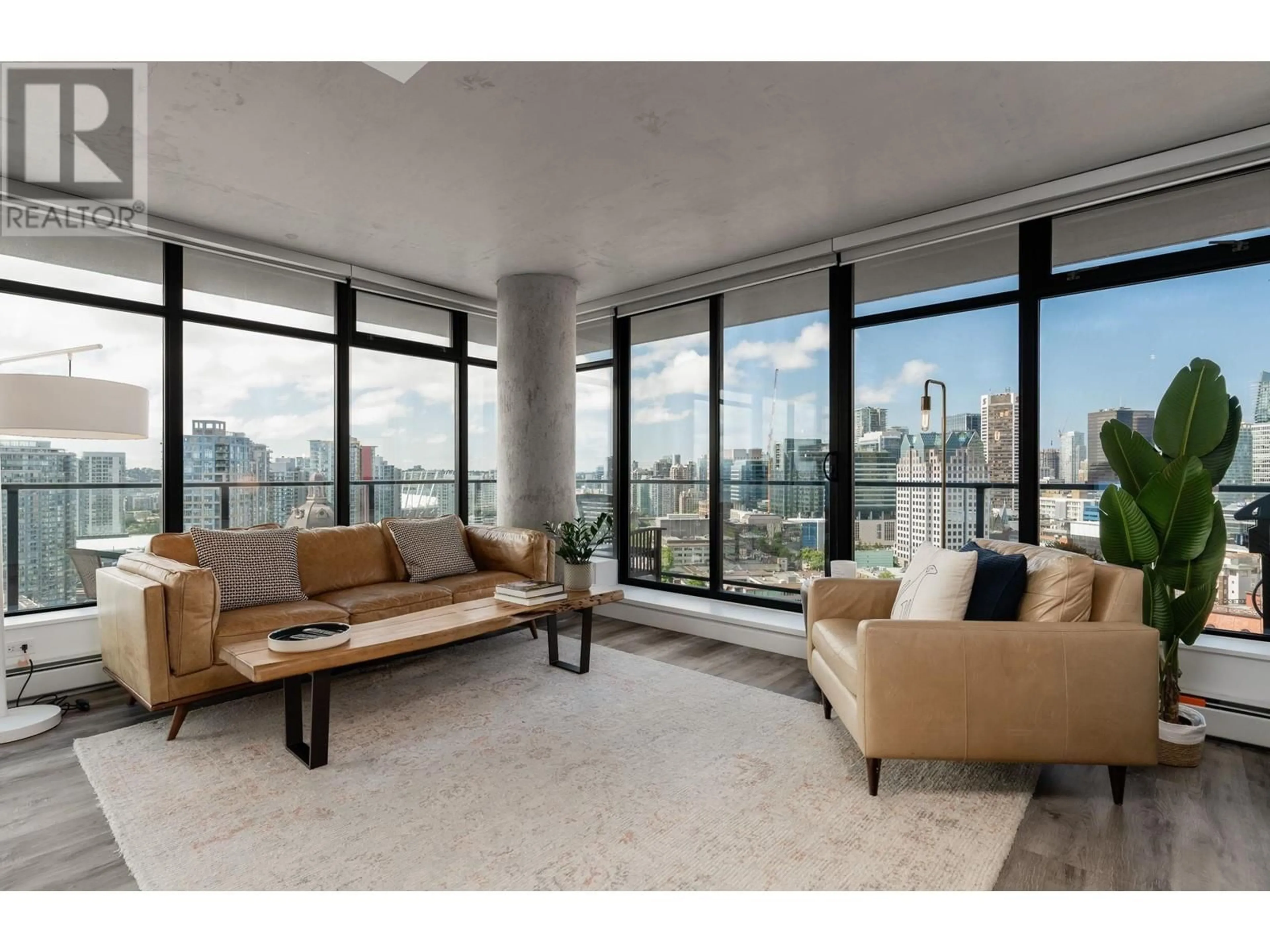 Living room with furniture, unknown for 2705 - 108 CORDOVA STREET, Vancouver British Columbia V6B0G5
