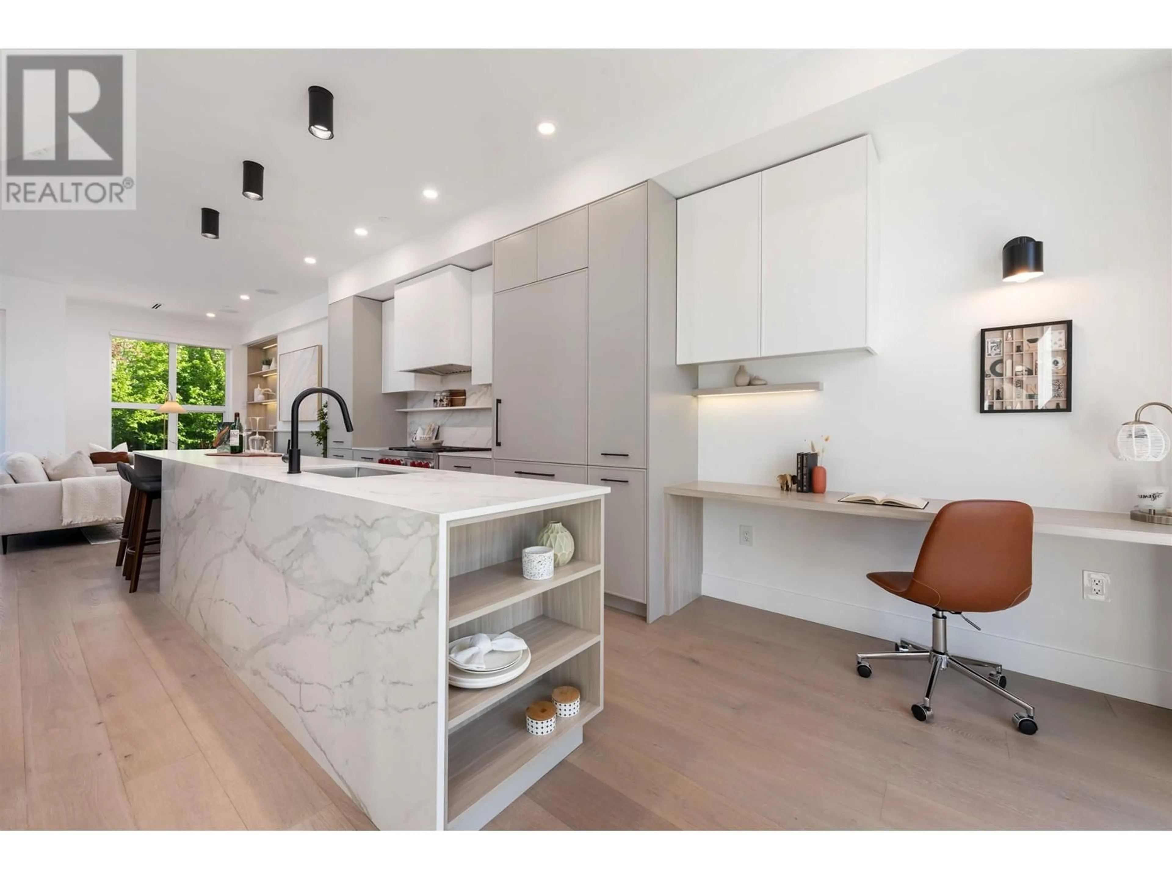 Contemporary kitchen, ceramic/tile floor for 1495 52ND AVENUE, Vancouver British Columbia V6P1H6