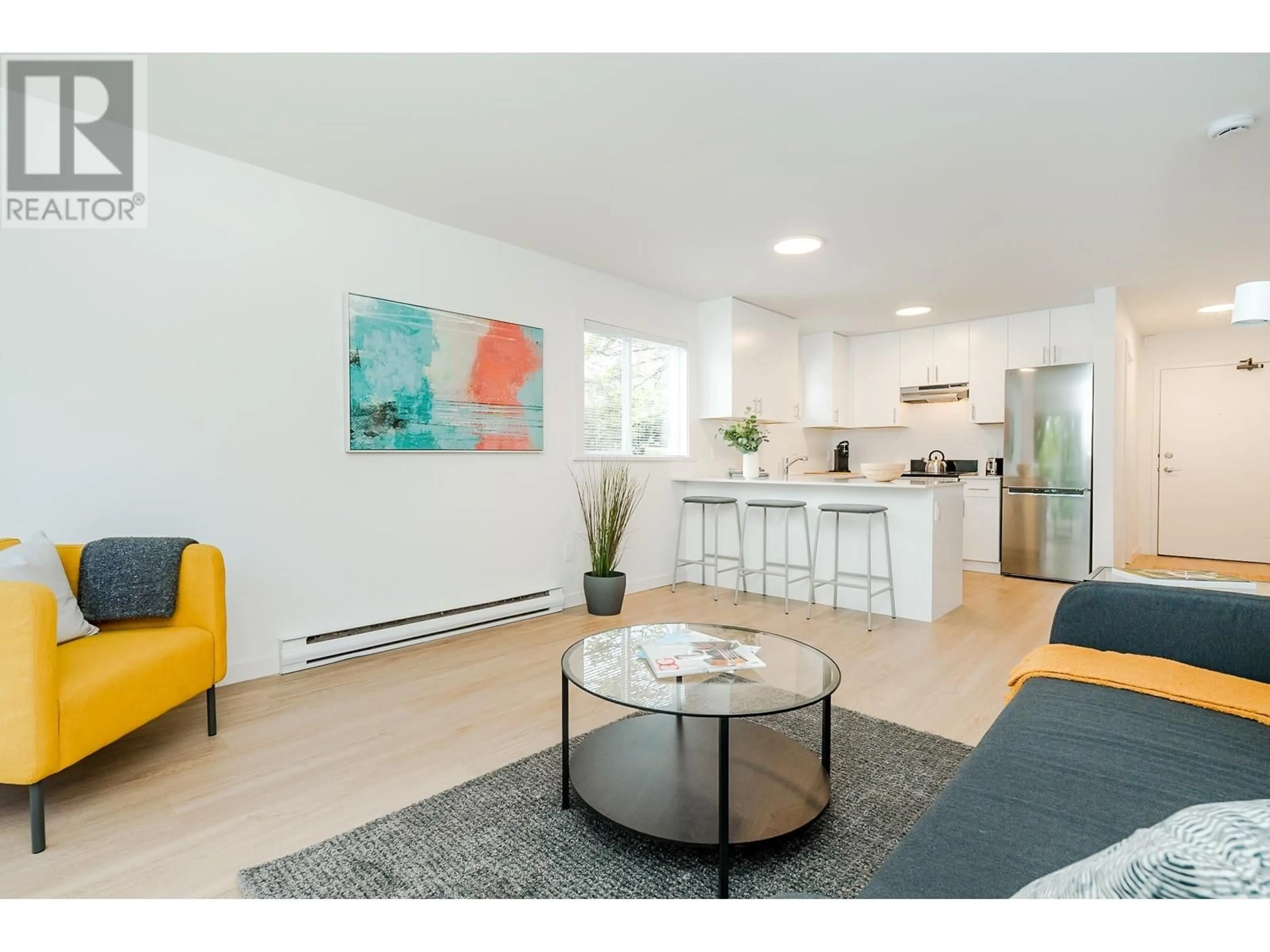 Living room with furniture, unknown for 104 - 8690 MONTCALM STREET, Vancouver British Columbia V6P4P8