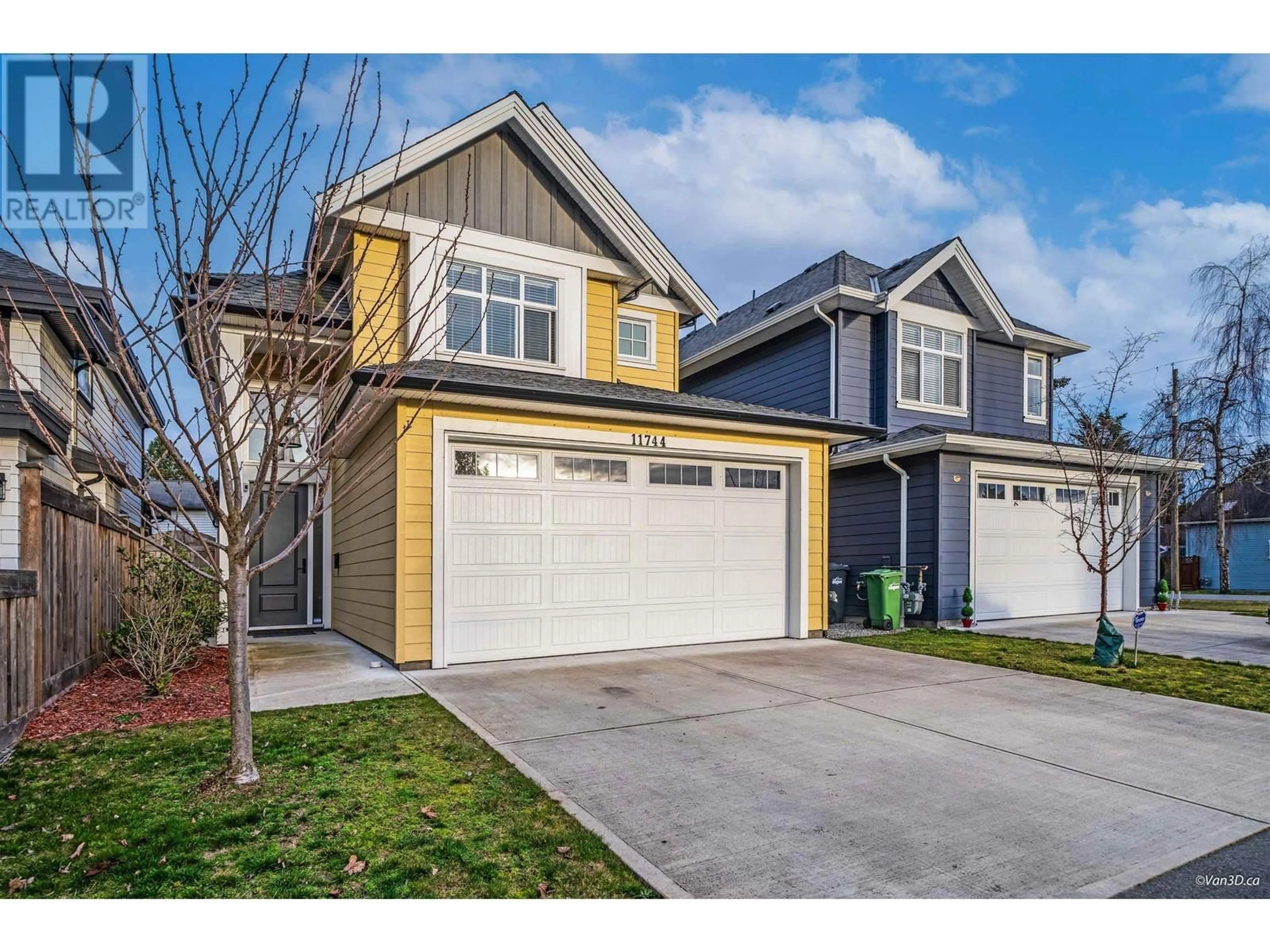 Home with vinyl exterior material, street for 11744 4TH AVENUE, Richmond British Columbia V7E3H4