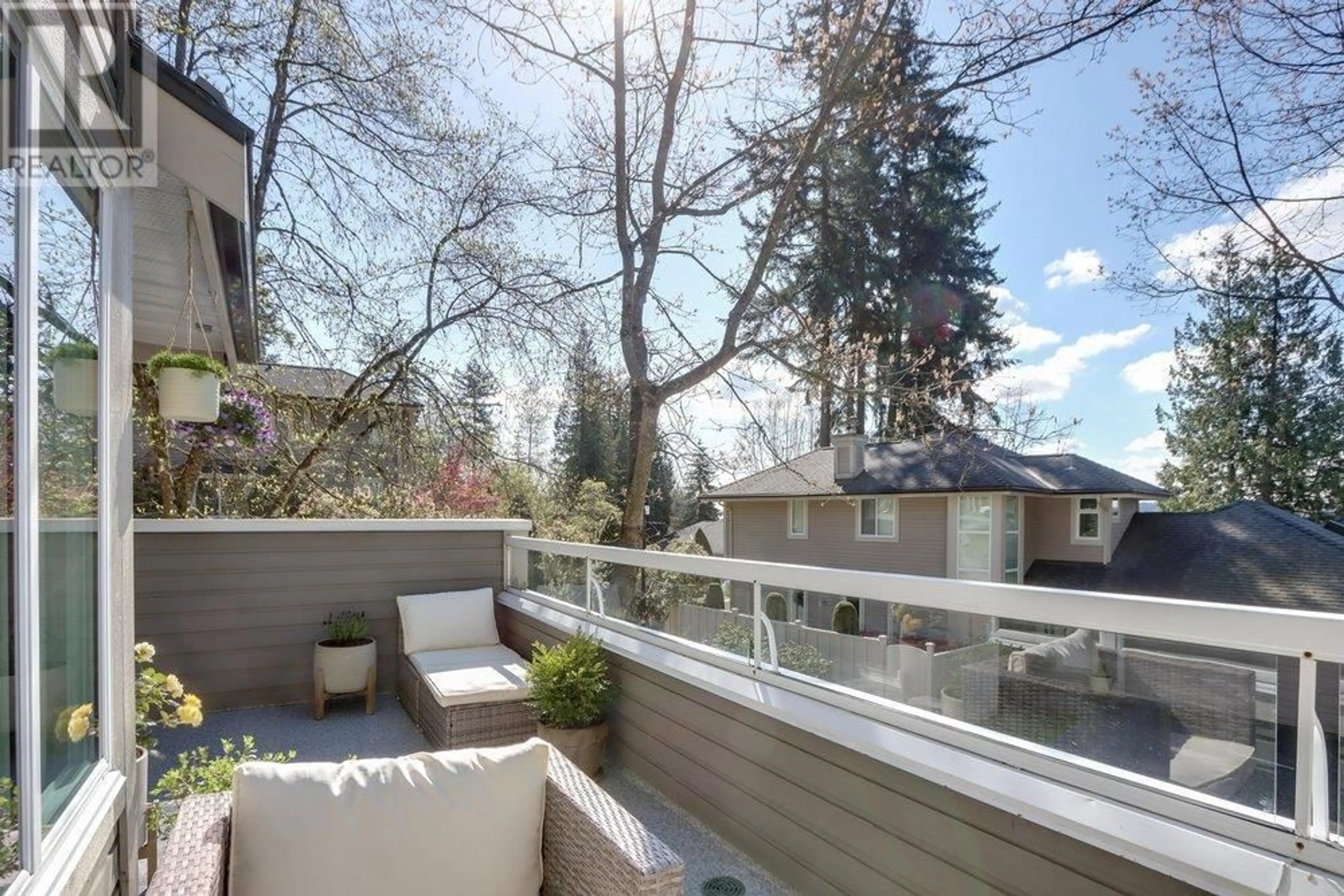 Patio, mountain view for 4 - 181 RAVINE DRIVE, Port Moody British Columbia V3H4T3