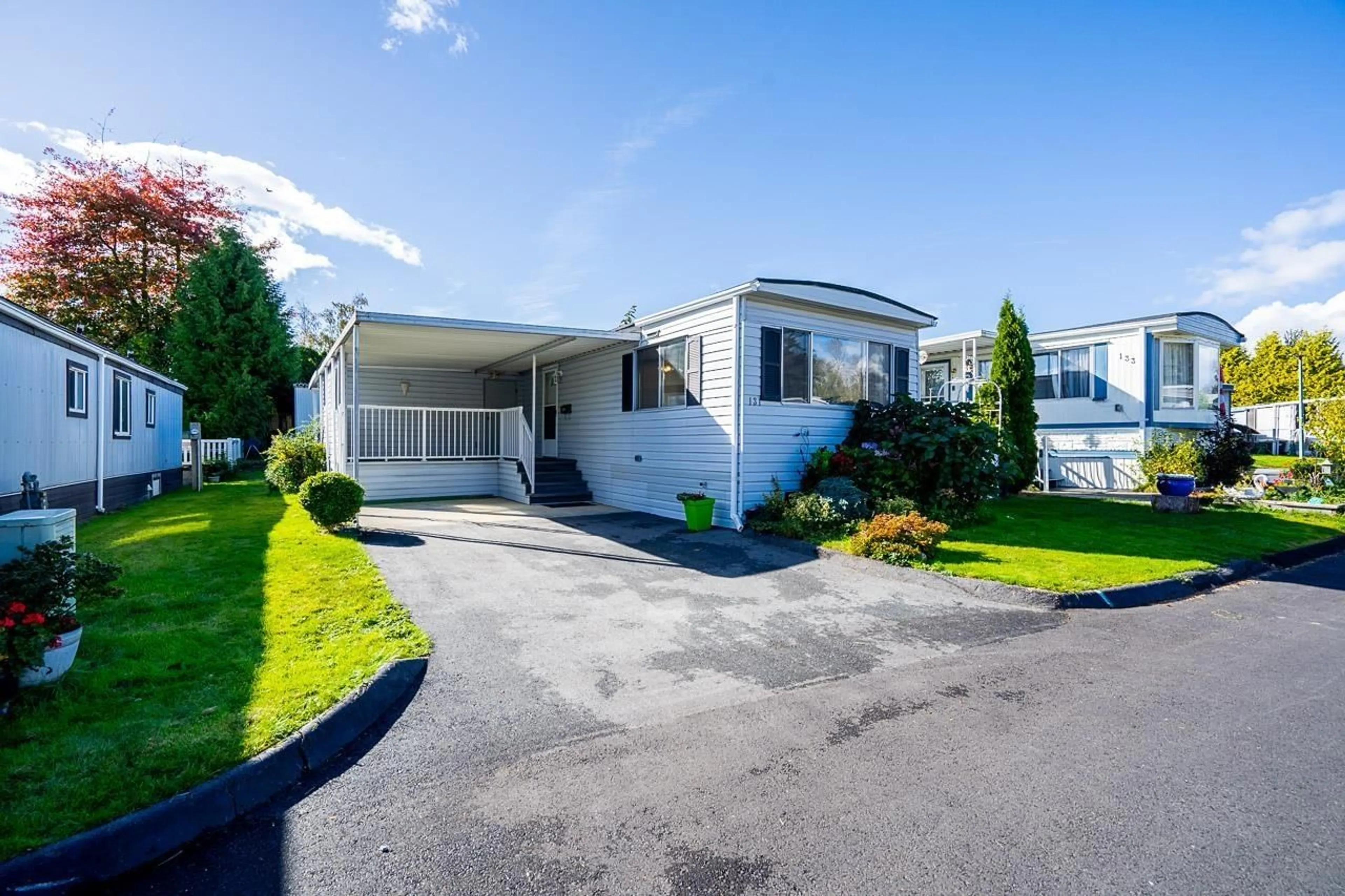 Home with vinyl exterior material, street for 131 - 1840 160, Surrey British Columbia V4A4X4