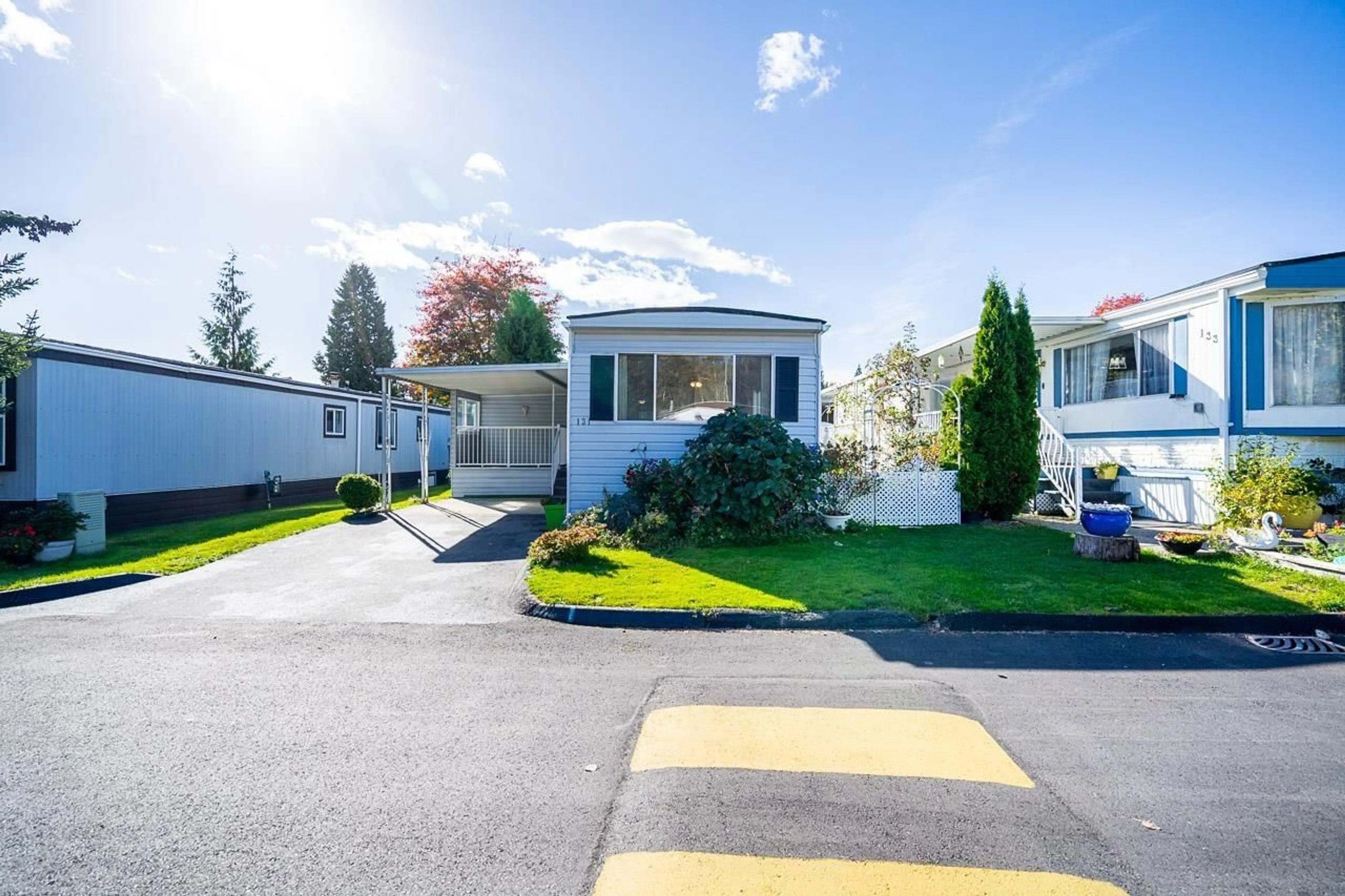 Home with vinyl exterior material, street for 131 - 1840 160, Surrey British Columbia V4A4X4