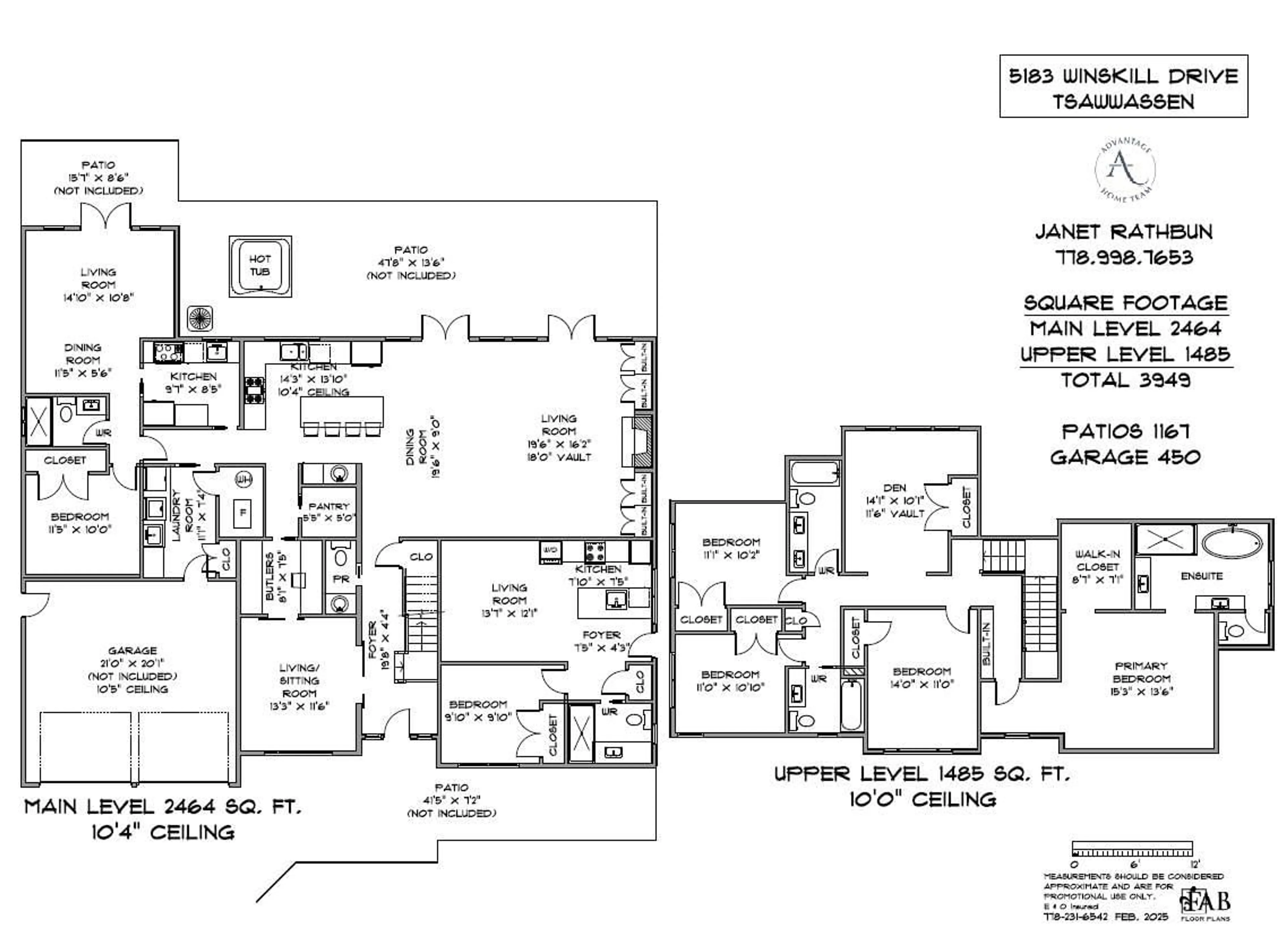 Floor plan for 9040 JAMES, Delta British Columbia V4C2R8