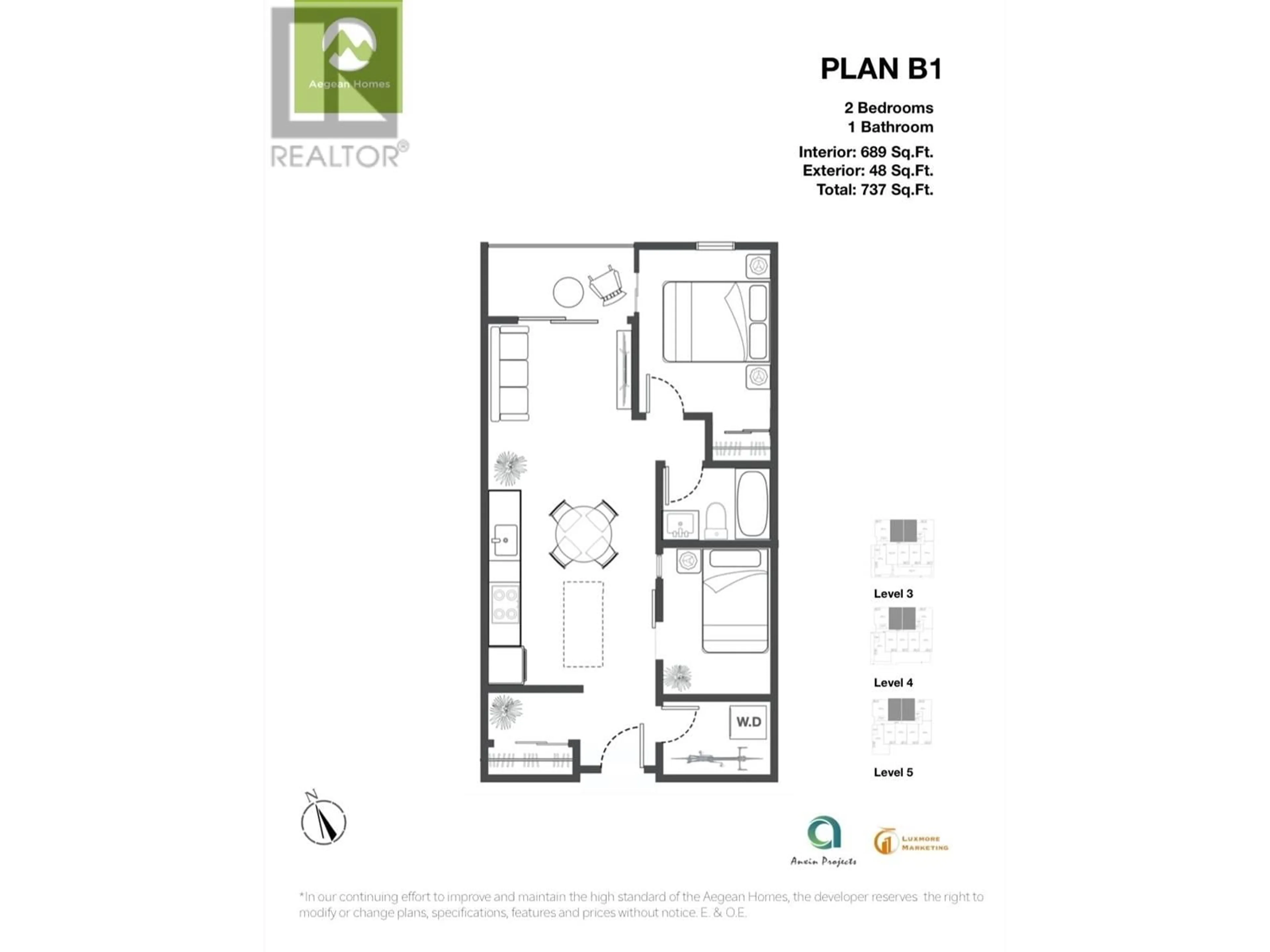 Floor plan for 505 - 37994 SECOND AVENUE, Squamish British Columbia V8B0C3