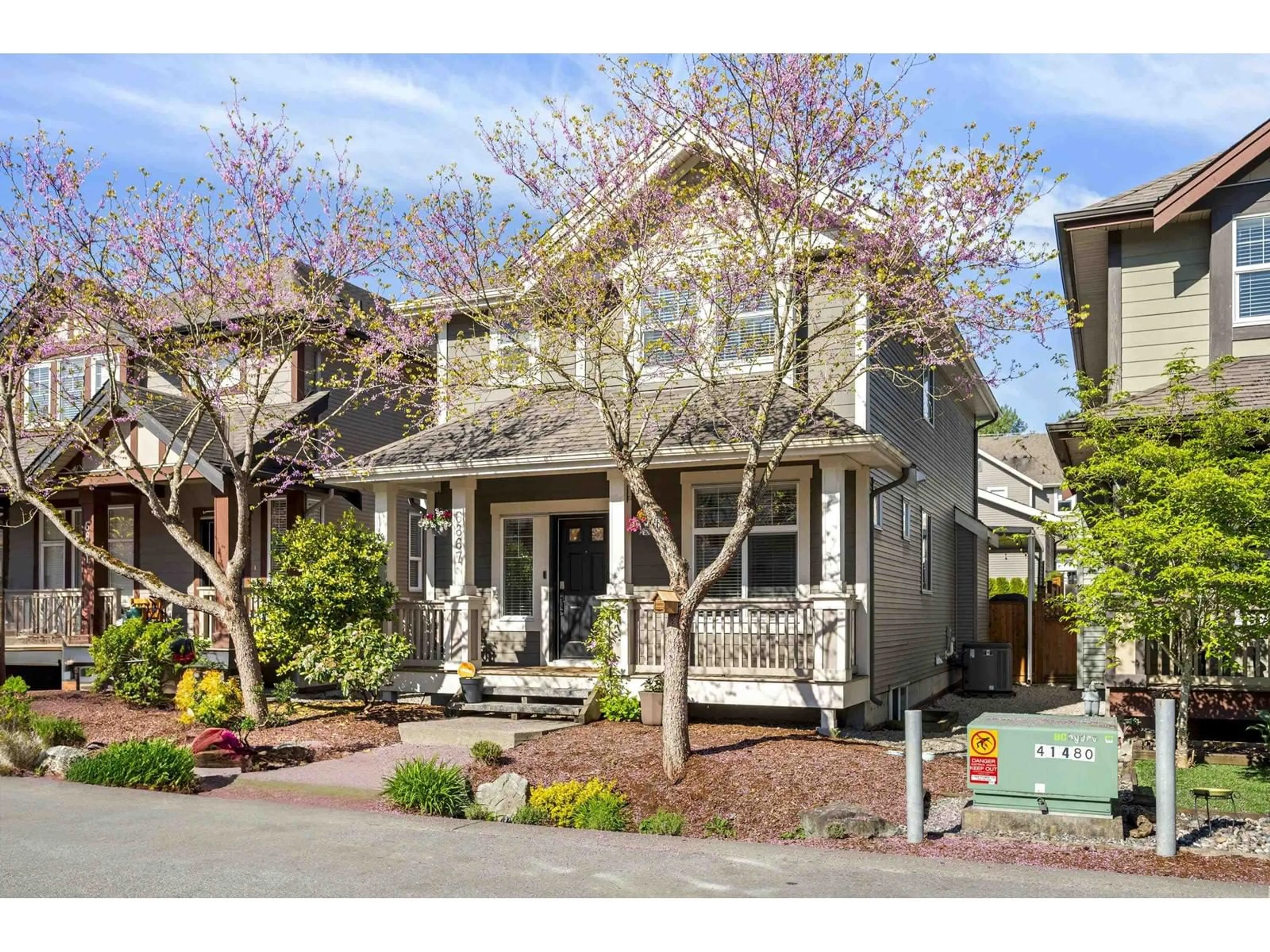 Home with vinyl exterior material, street for 6867 208A, Langley British Columbia V2Y0G2