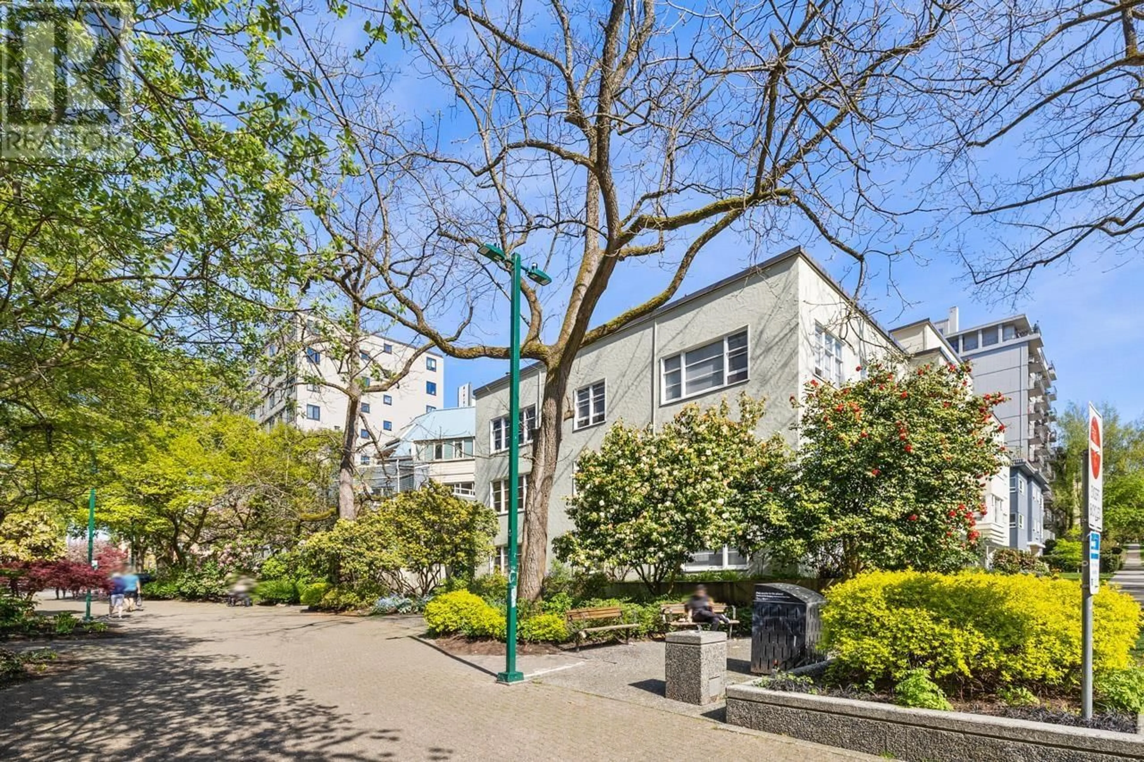 Patio, street for 204 - 1565 BURNABY STREET, Vancouver British Columbia V6G1X1