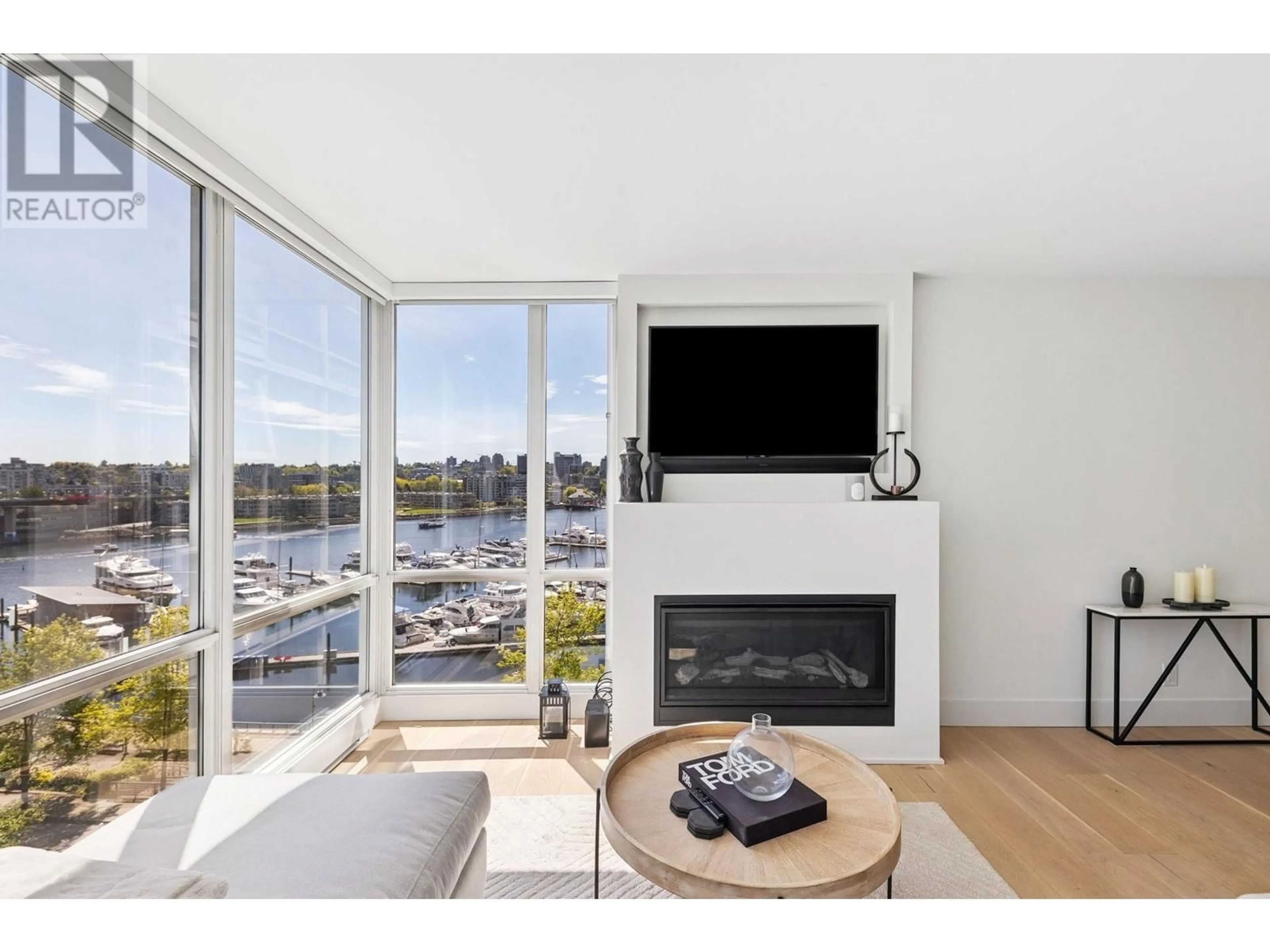 Living room with furniture, unknown for 801 - 1077 MARINASIDE CRESCENT, Vancouver British Columbia V6Z2Z5