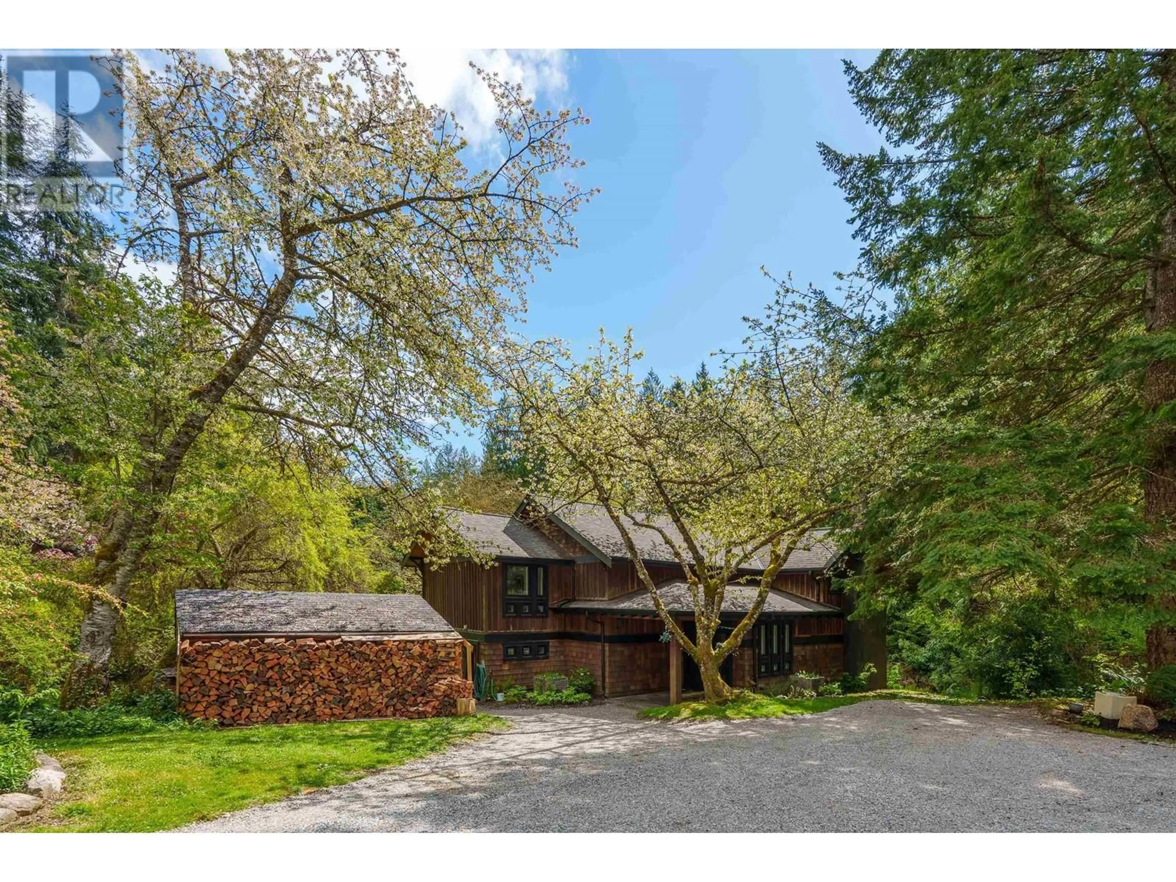 A pic from outside/outdoor area/front of a property/back of a property/a pic from drone, unknown for 1531 LOCKYER ROAD, Roberts Creek British Columbia V0N2W1