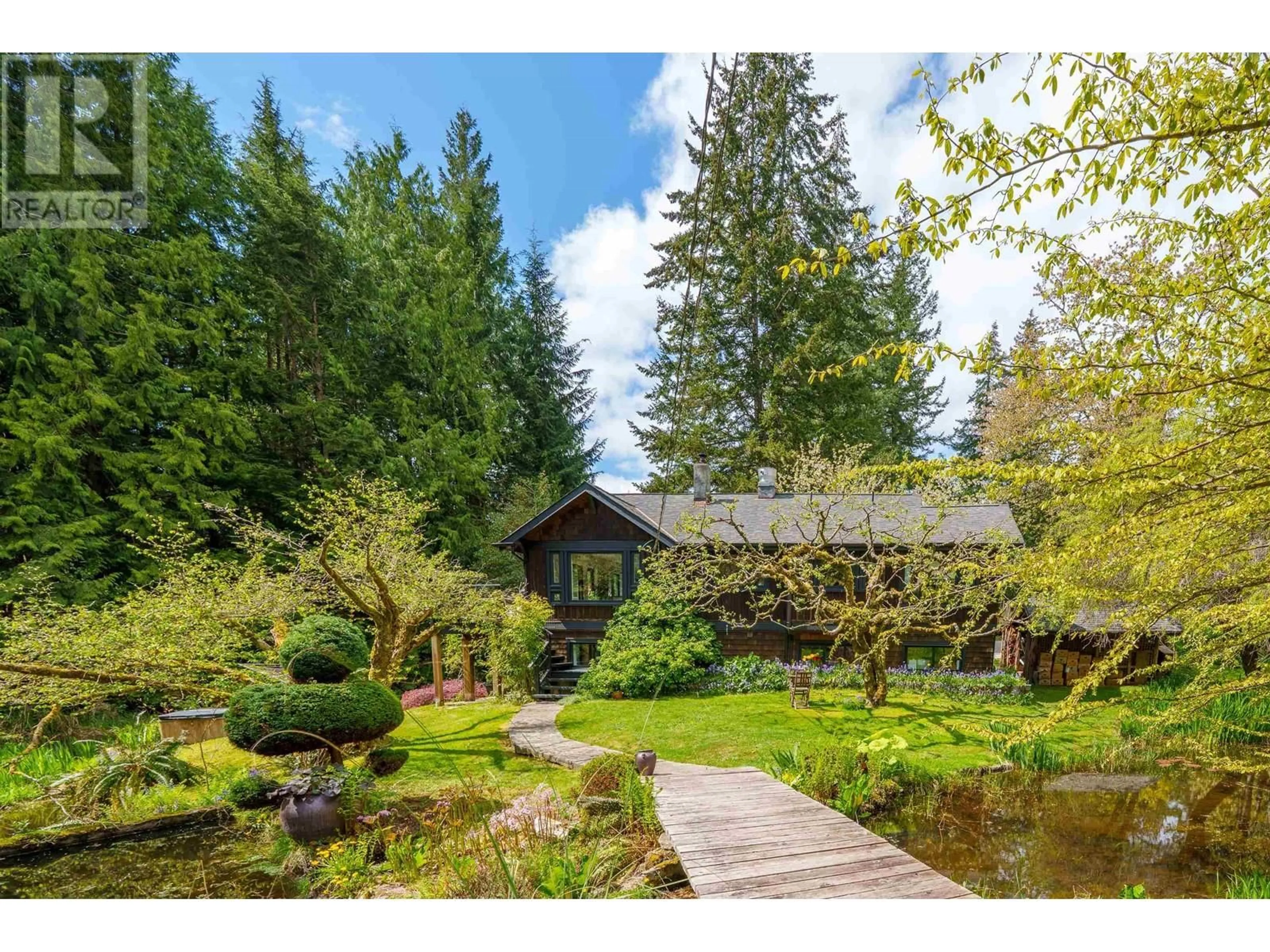 A pic from outside/outdoor area/front of a property/back of a property/a pic from drone, forest/trees view for 1531 LOCKYER ROAD, Roberts Creek British Columbia V0N2W1